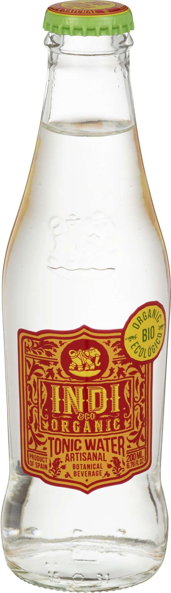 Indi organic tonic water 24x20cl