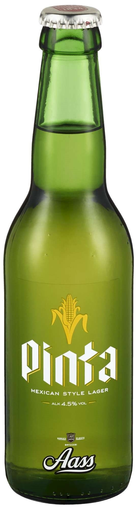 Aass pinta mexican style lager fl   4,5%   24x33cl
