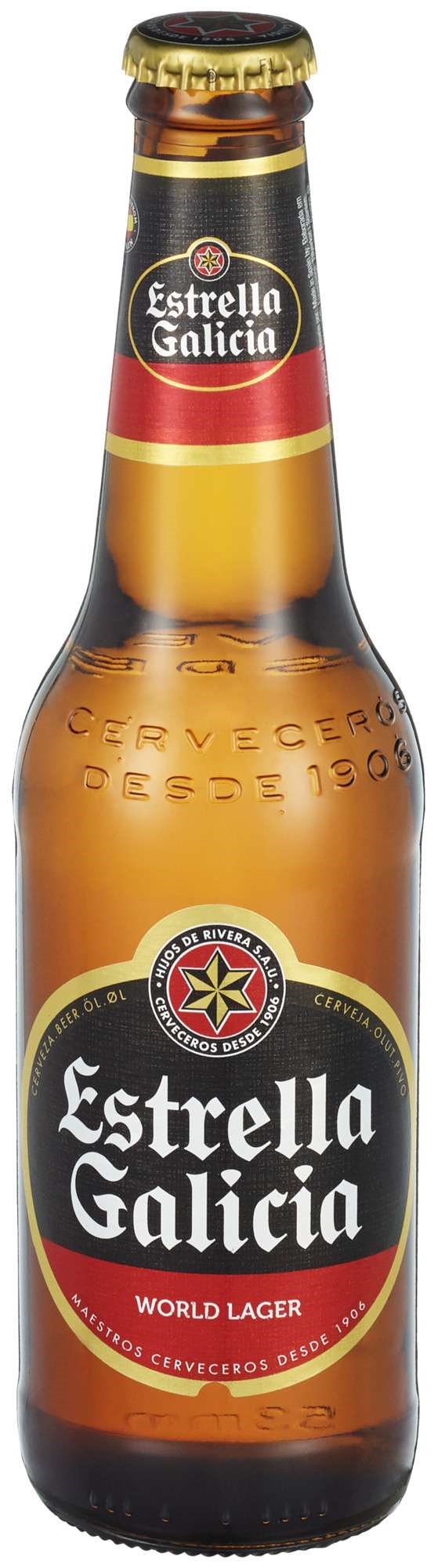 Estrella galicia premium lager 4,7 % 24x33cl
