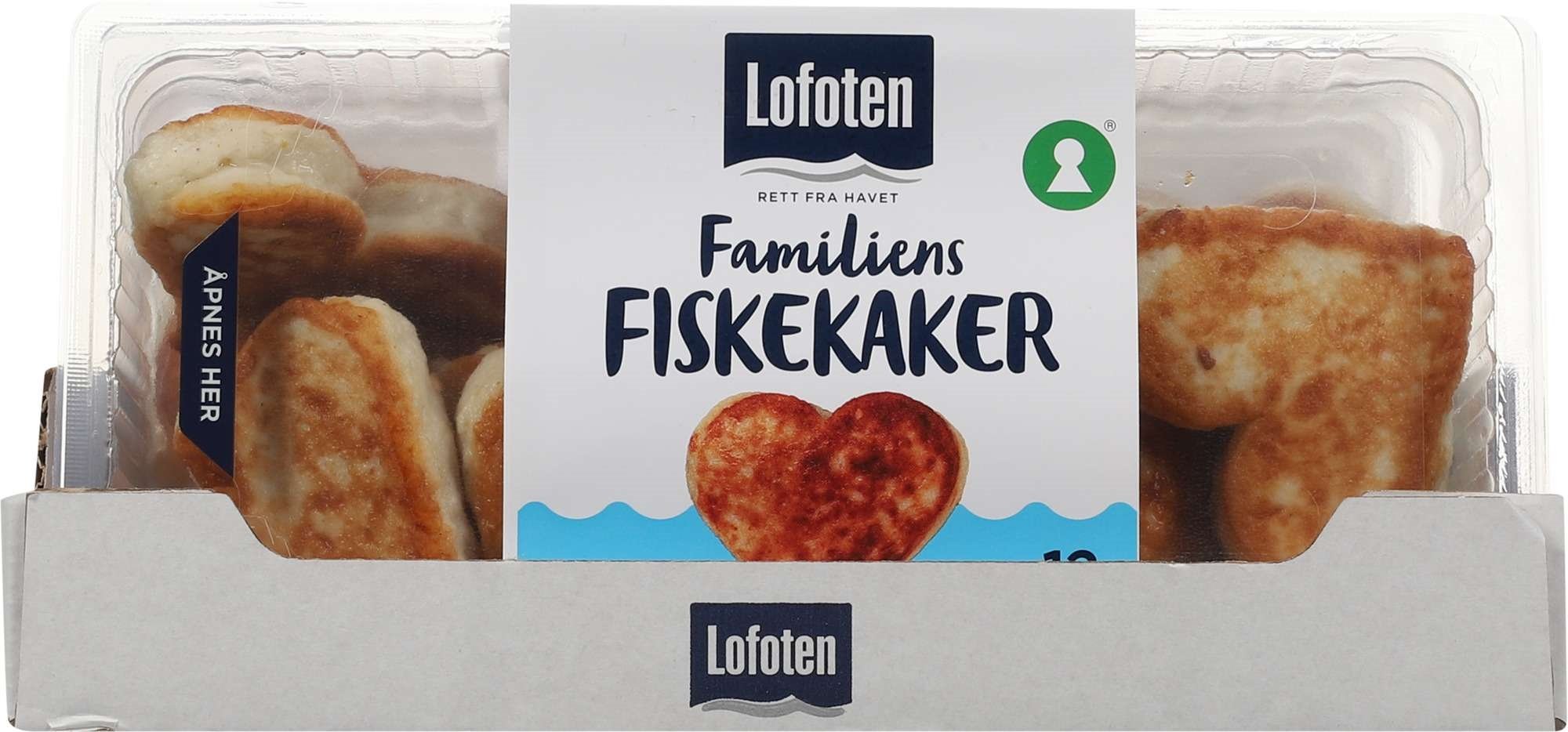 Familiens hjertefiskekaker 600g