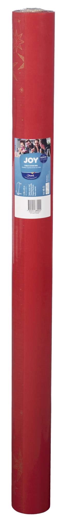 Papirduk rull 1,18x25 star stories red 1stk