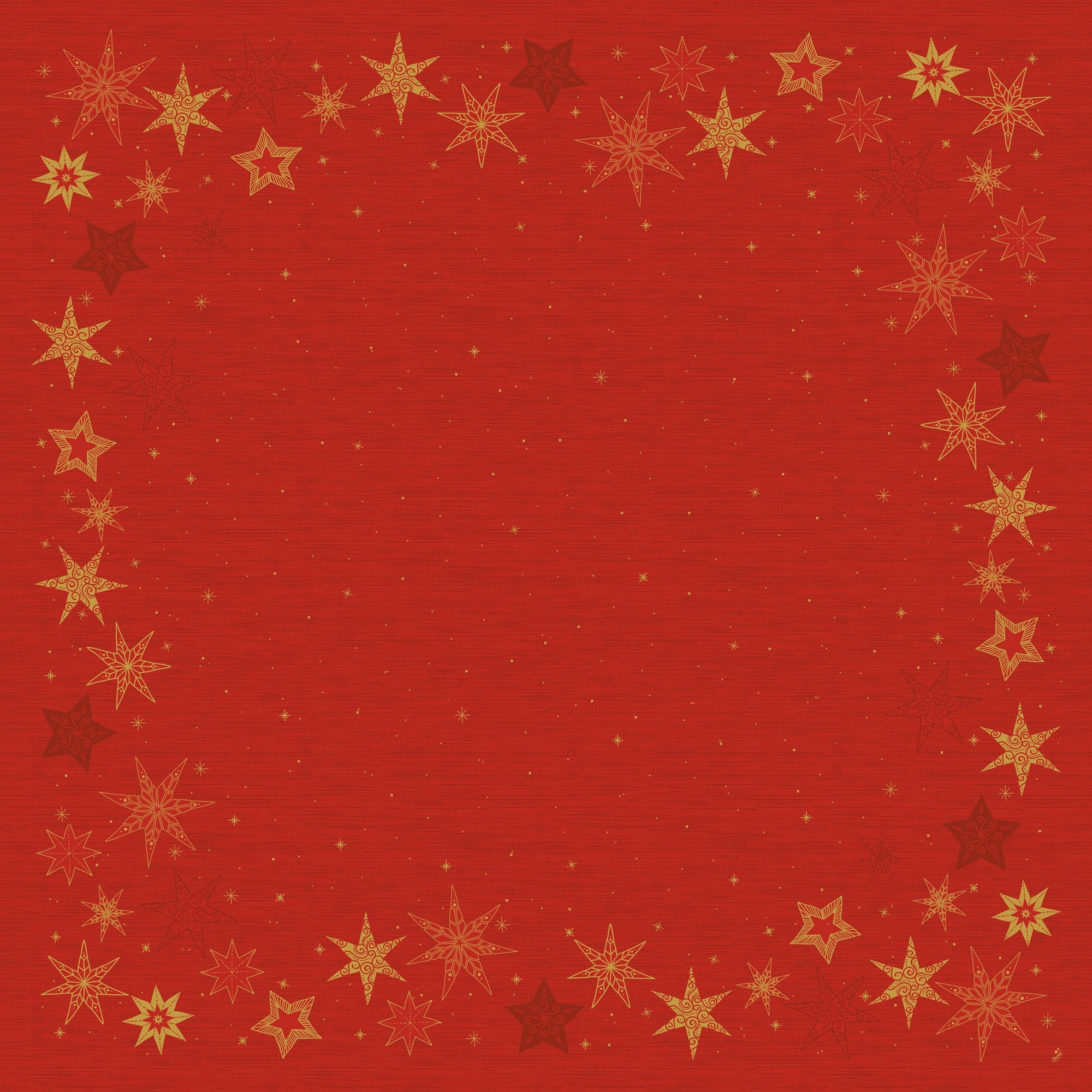 Duk dunicel 84x84cm star stories red 20stk