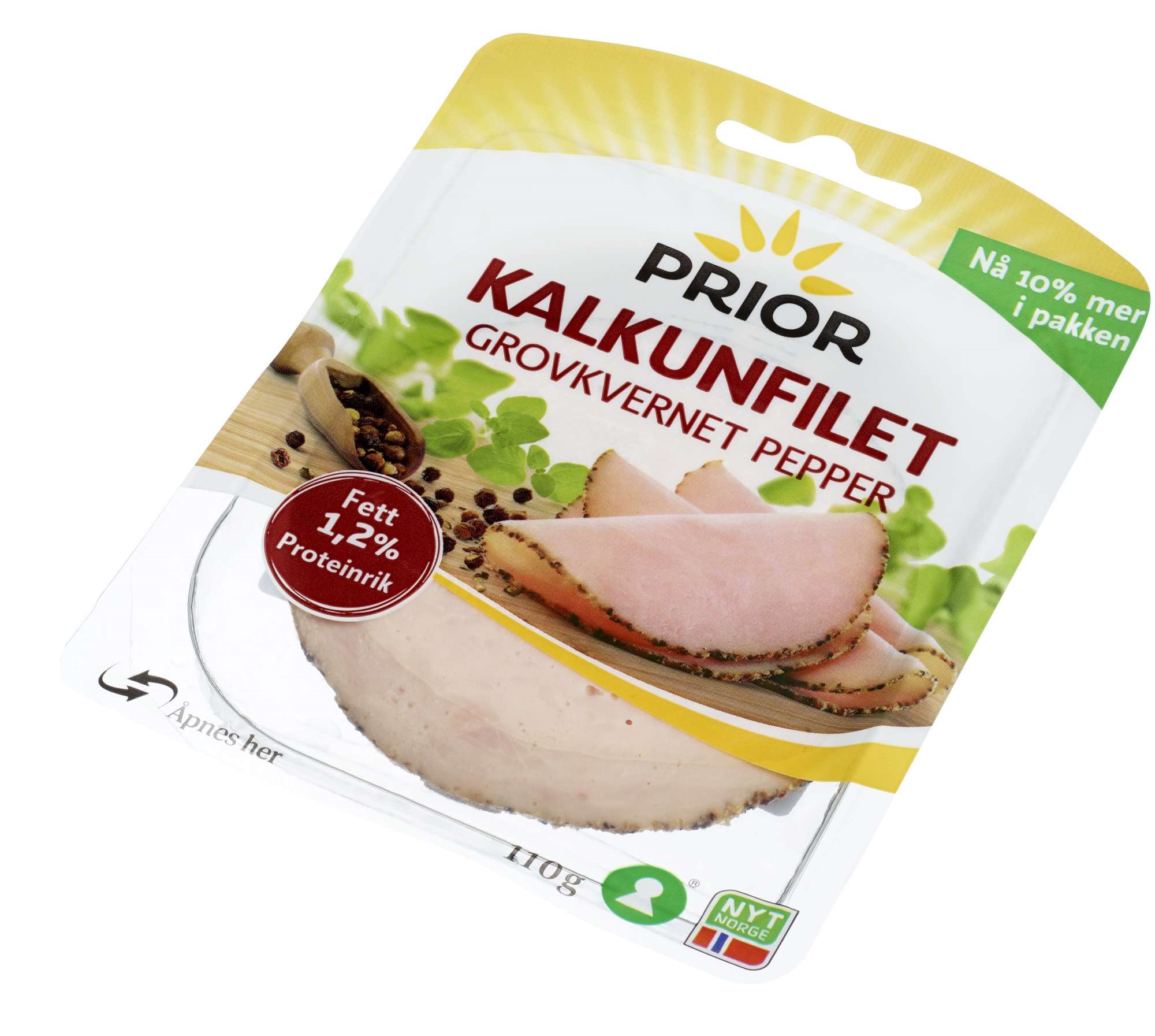 Kalkunfilet grovkvernet pepper 110g