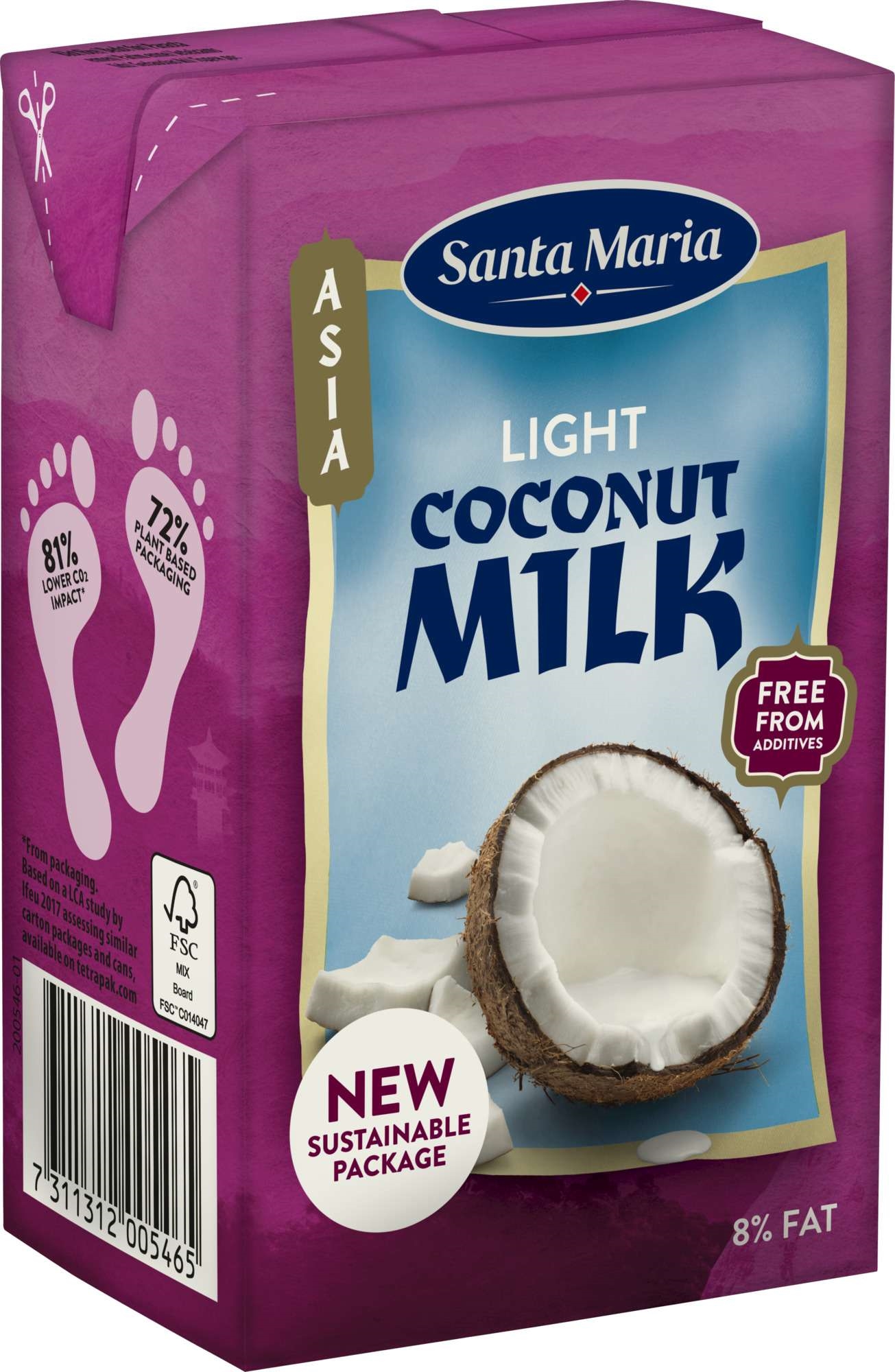 Coconut milk light    250ml