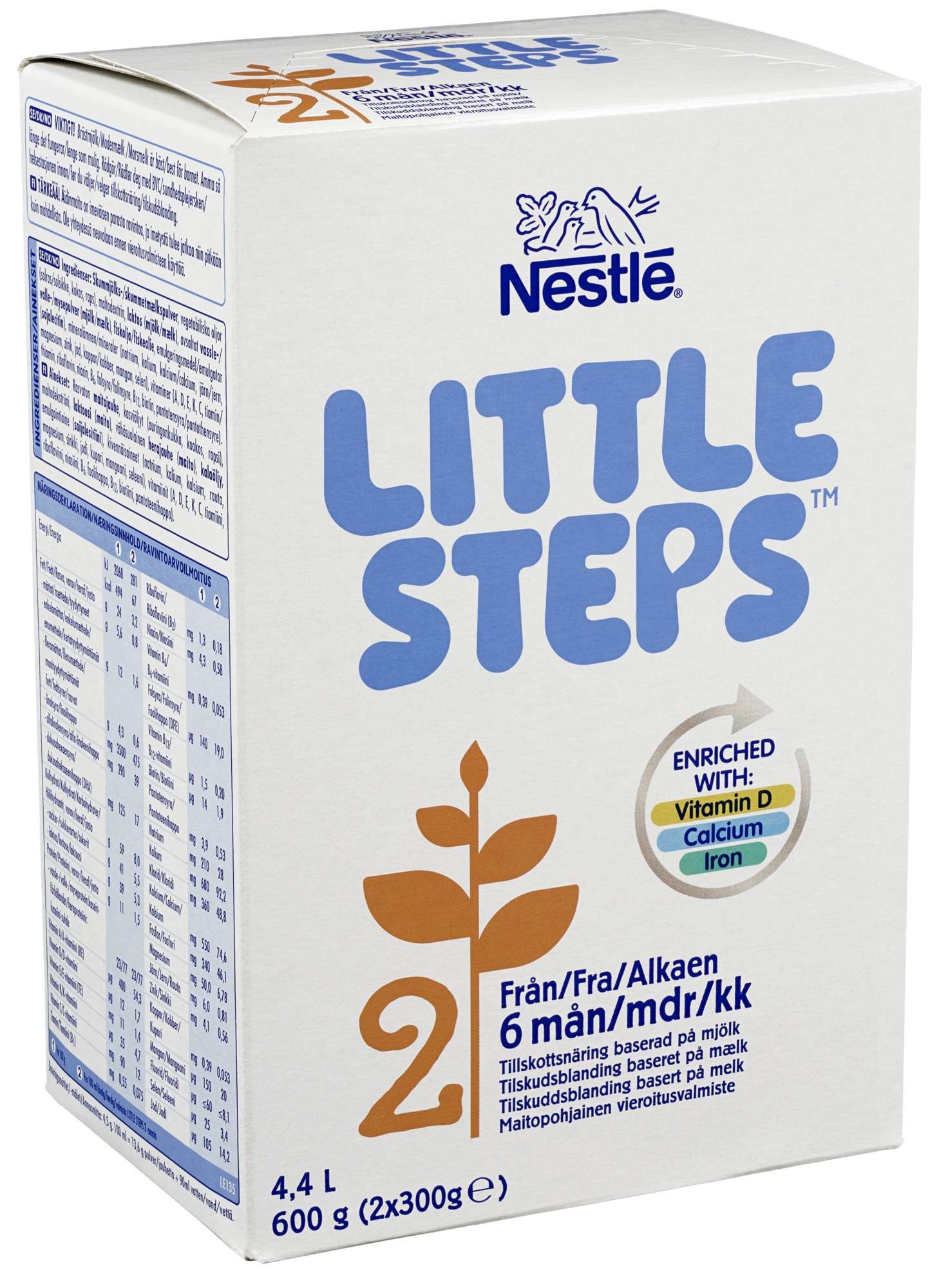 Little steps 2 fra 6 m 600g