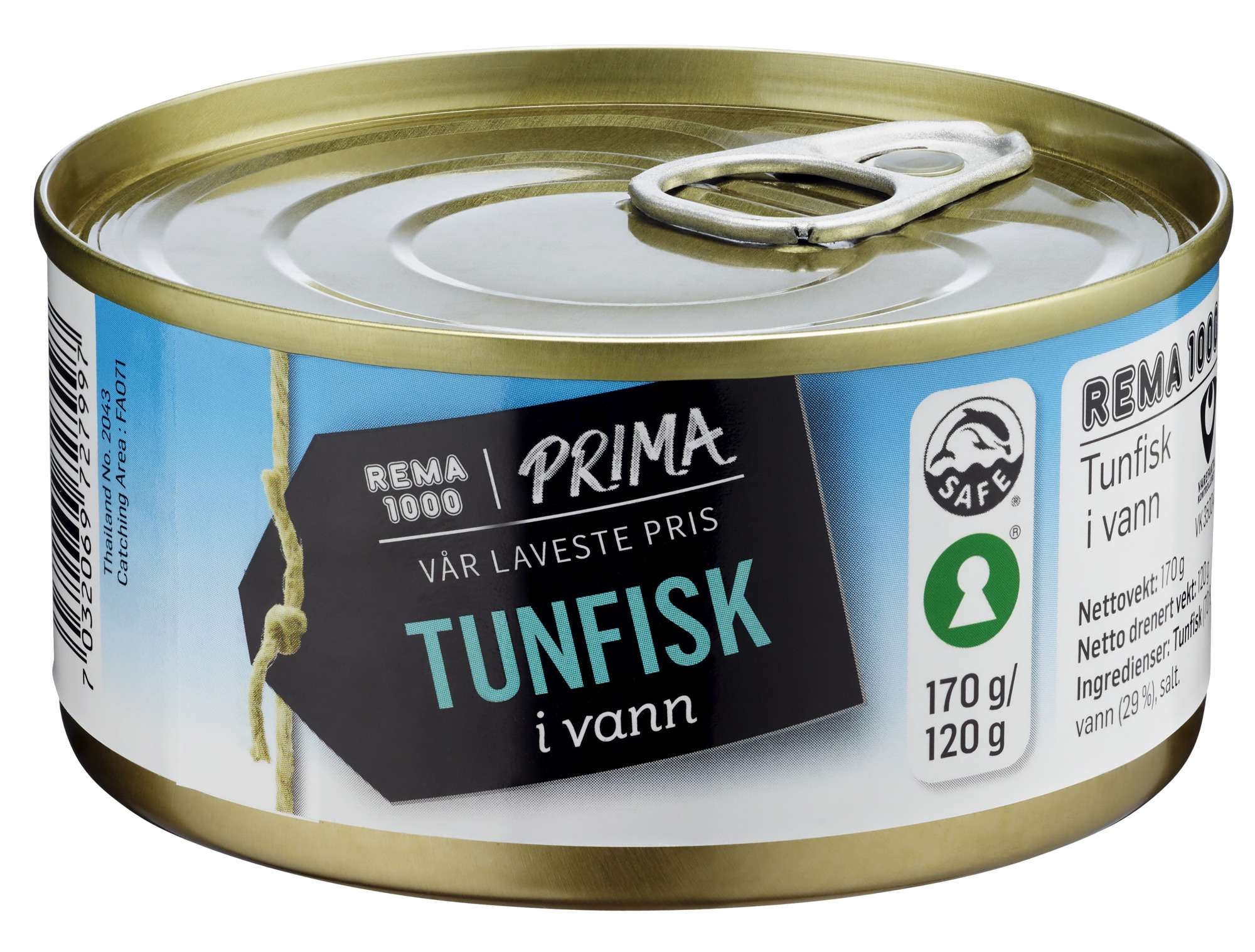Tunfisk i vann    170g