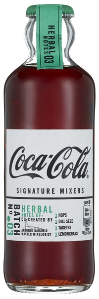 Coca-cola signature mixers herbal glas bottle 12x200ml