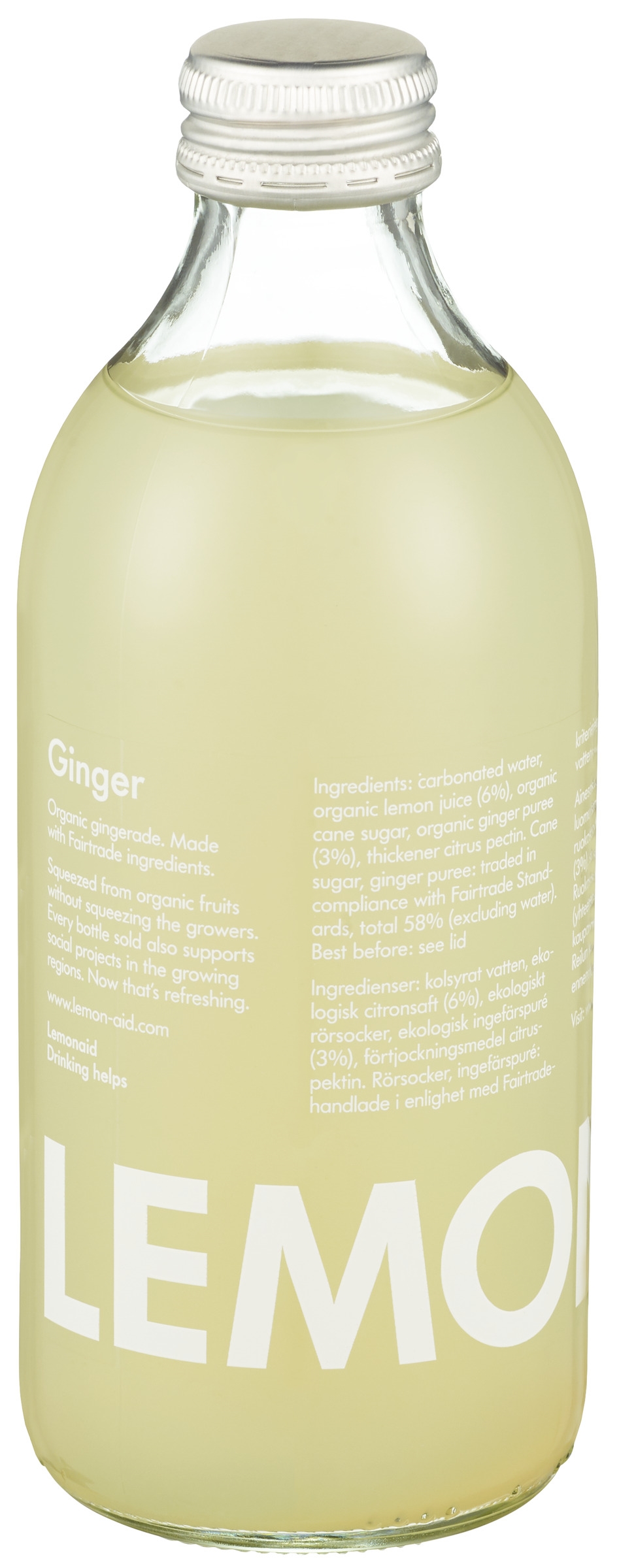 Lemonaid ginger 24x33cl