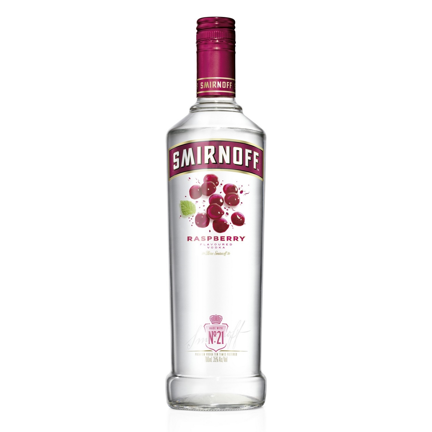 Smirnoff raspberry twist 37,5% 70cl