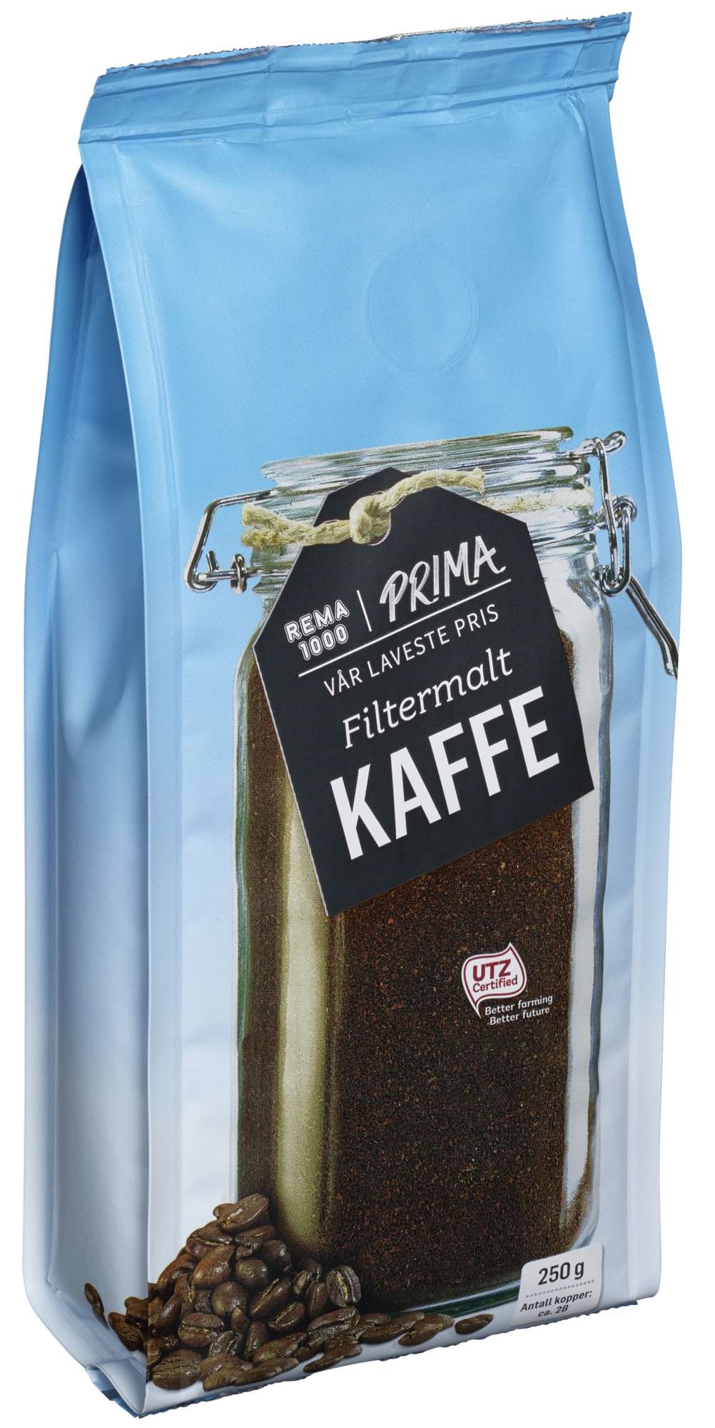 Kaffe rema prima filtermalt 250g