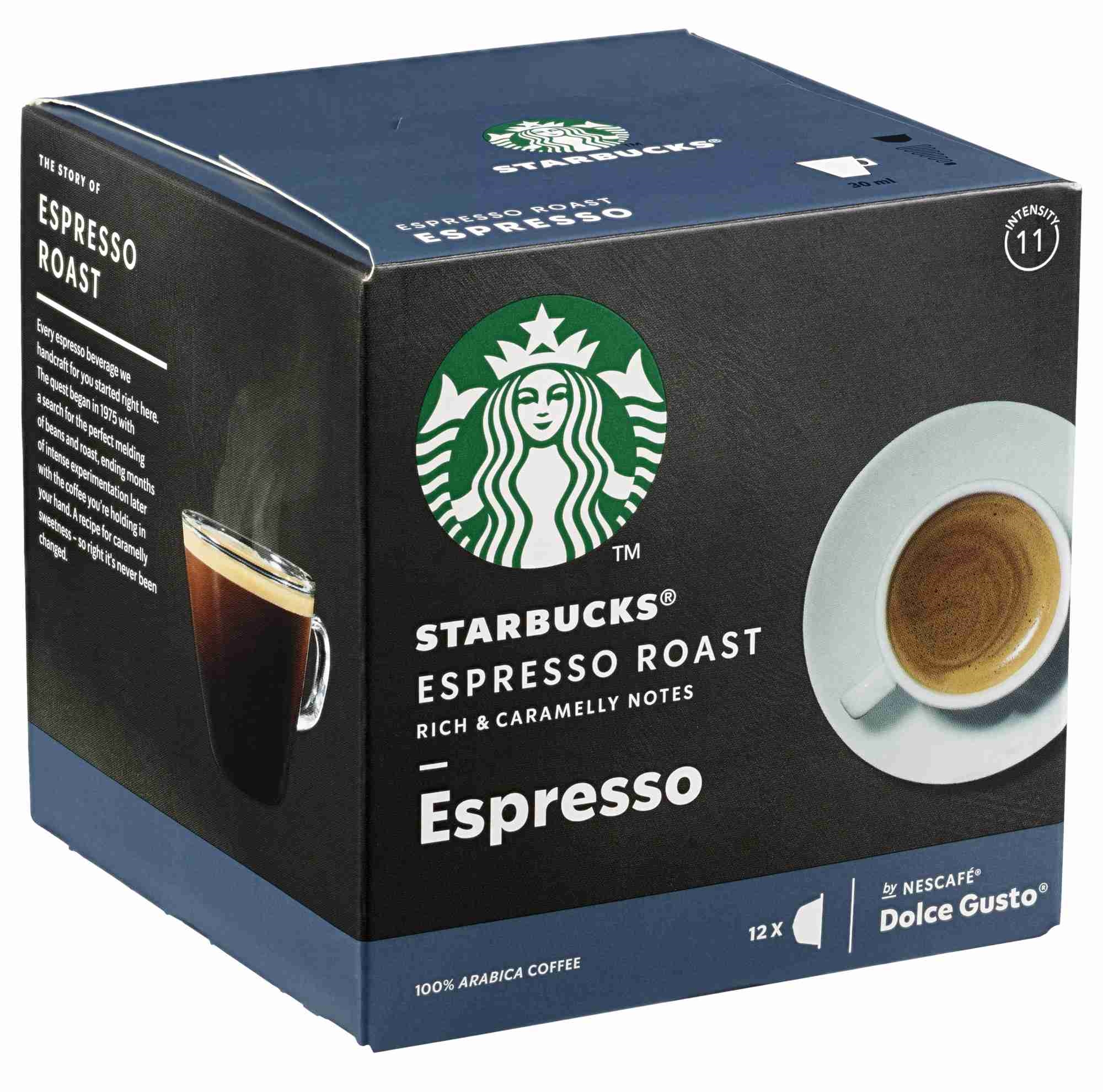 Starbucks espresso roast x12 66g