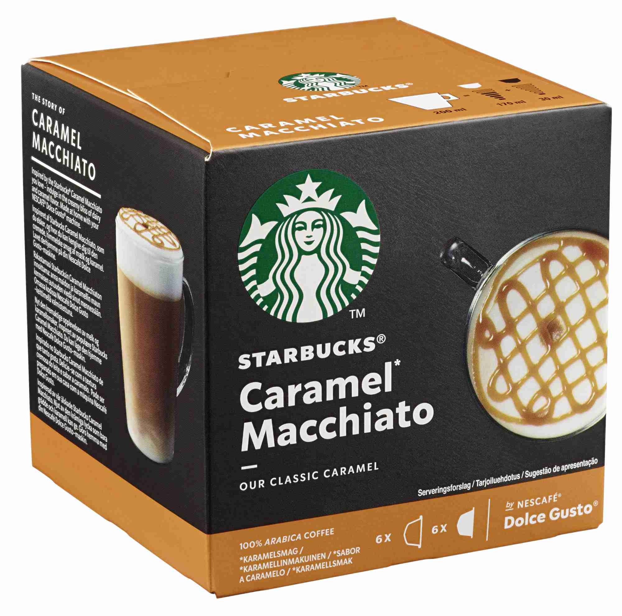 Starbucks caramel macchiato x12 127.8g