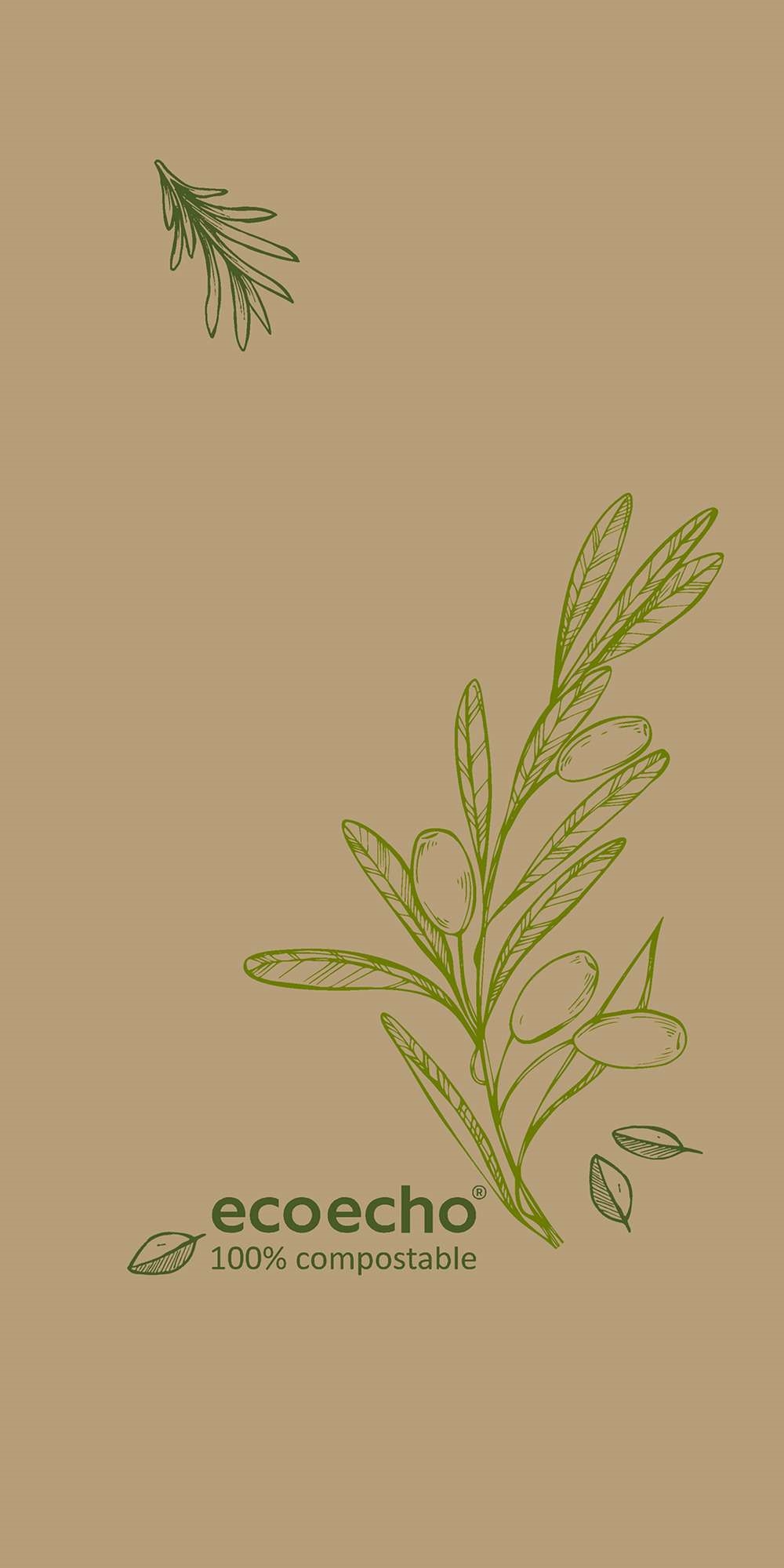 Serv.3l 40cm veggies 1/8br 250stk