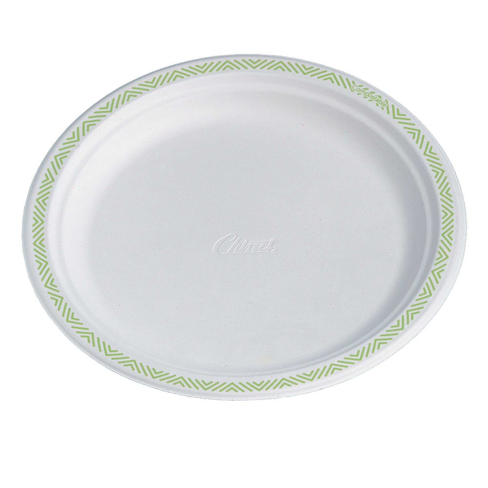 Miljøtallerken great to go resirkulerbar 24cm 50stk