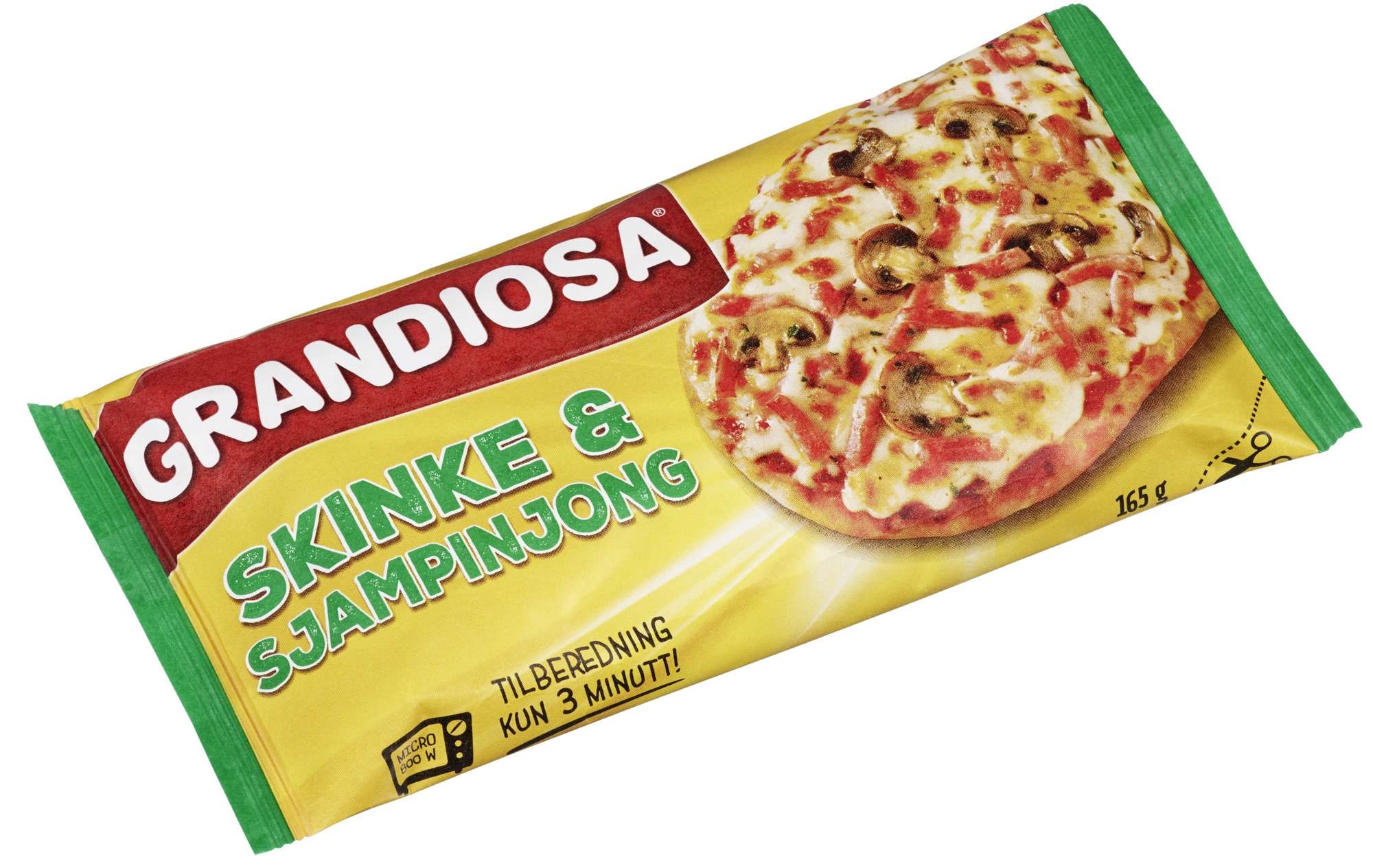 Grandiosa pizzaslice skinke 165g