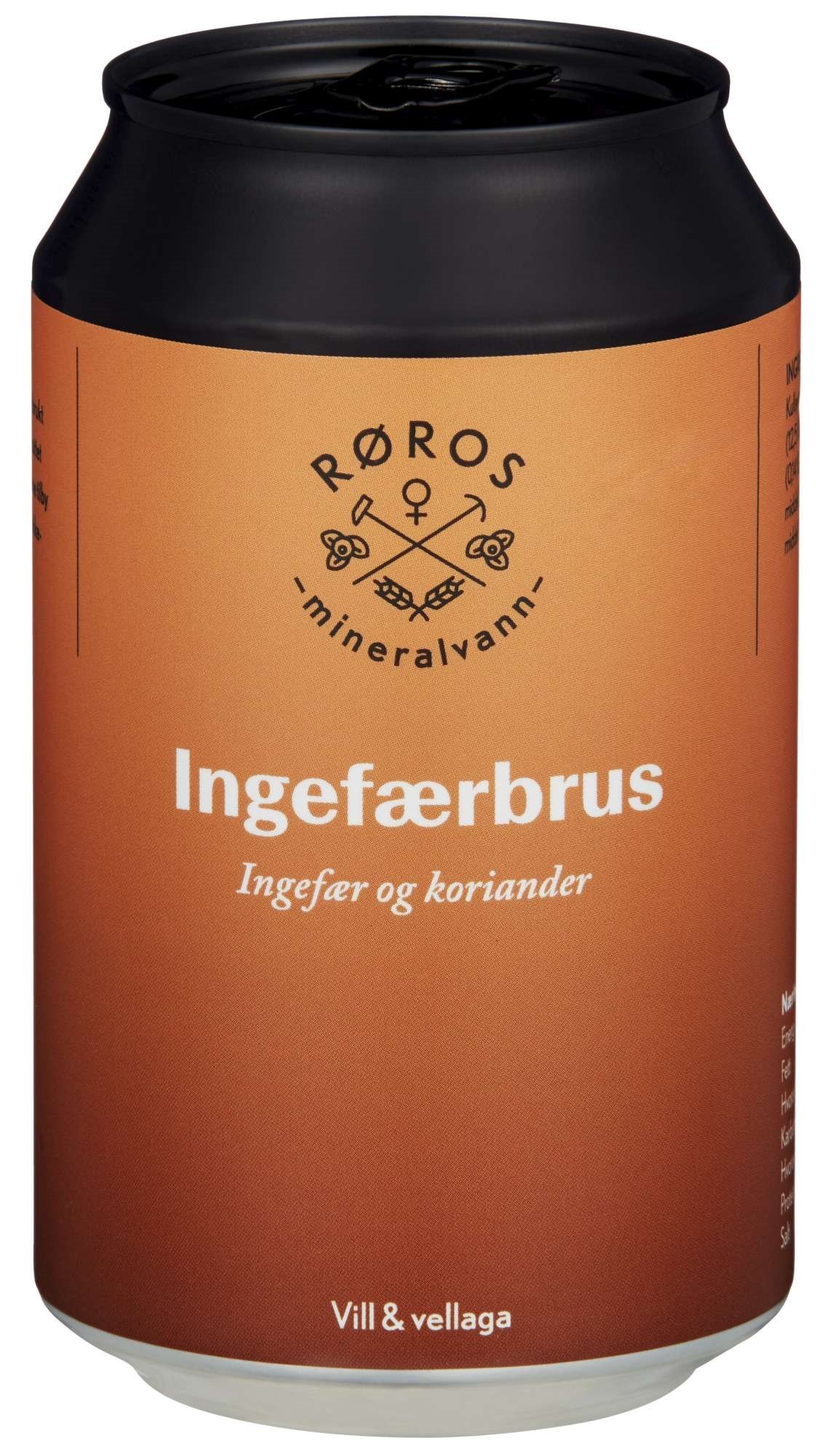 Røros ingefærbrus bx 24x0,33l