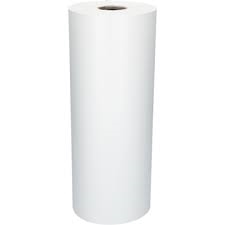 Kraftpapir hvit 40cm 40g rull 1stk
