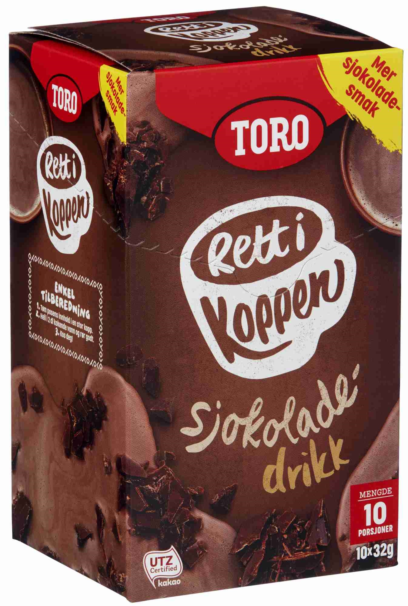 Rik drikk sjokolade øk. 10x32g