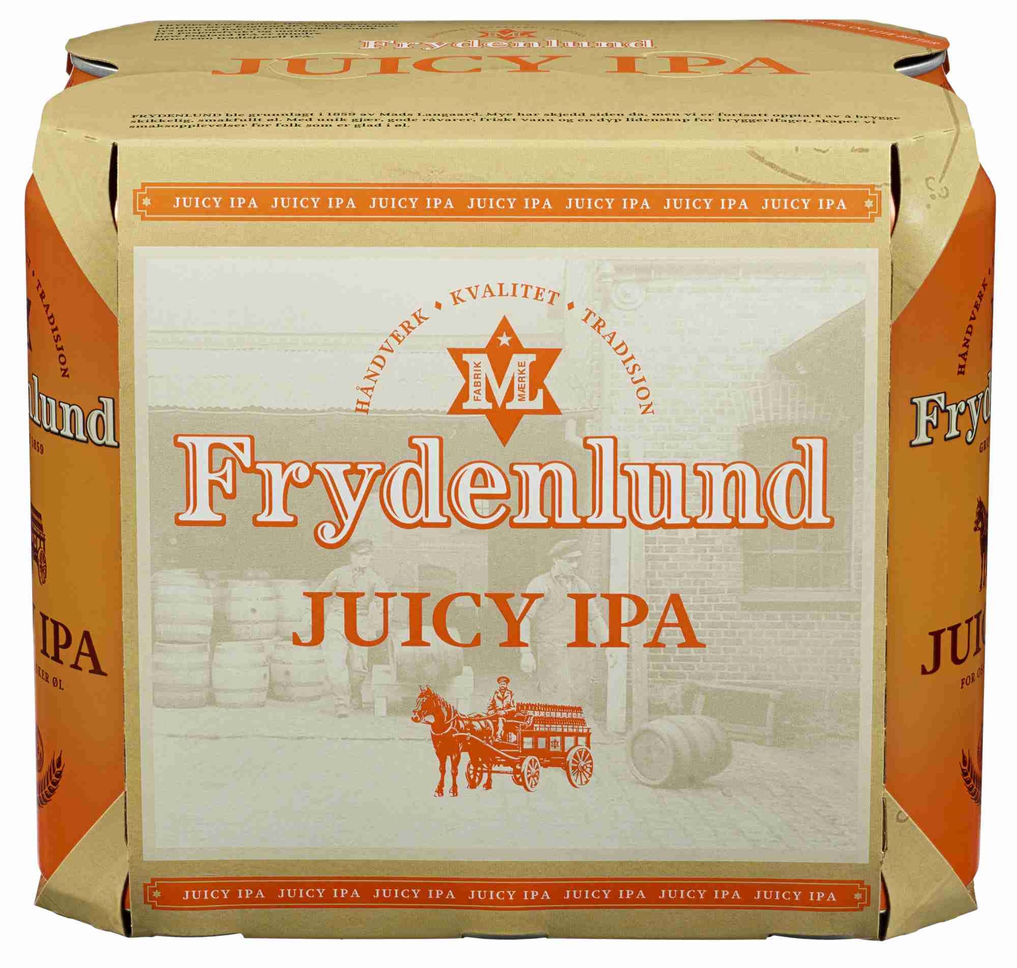 Frydenlund juicy ipa 6pk bx   4,5%   24x50cl