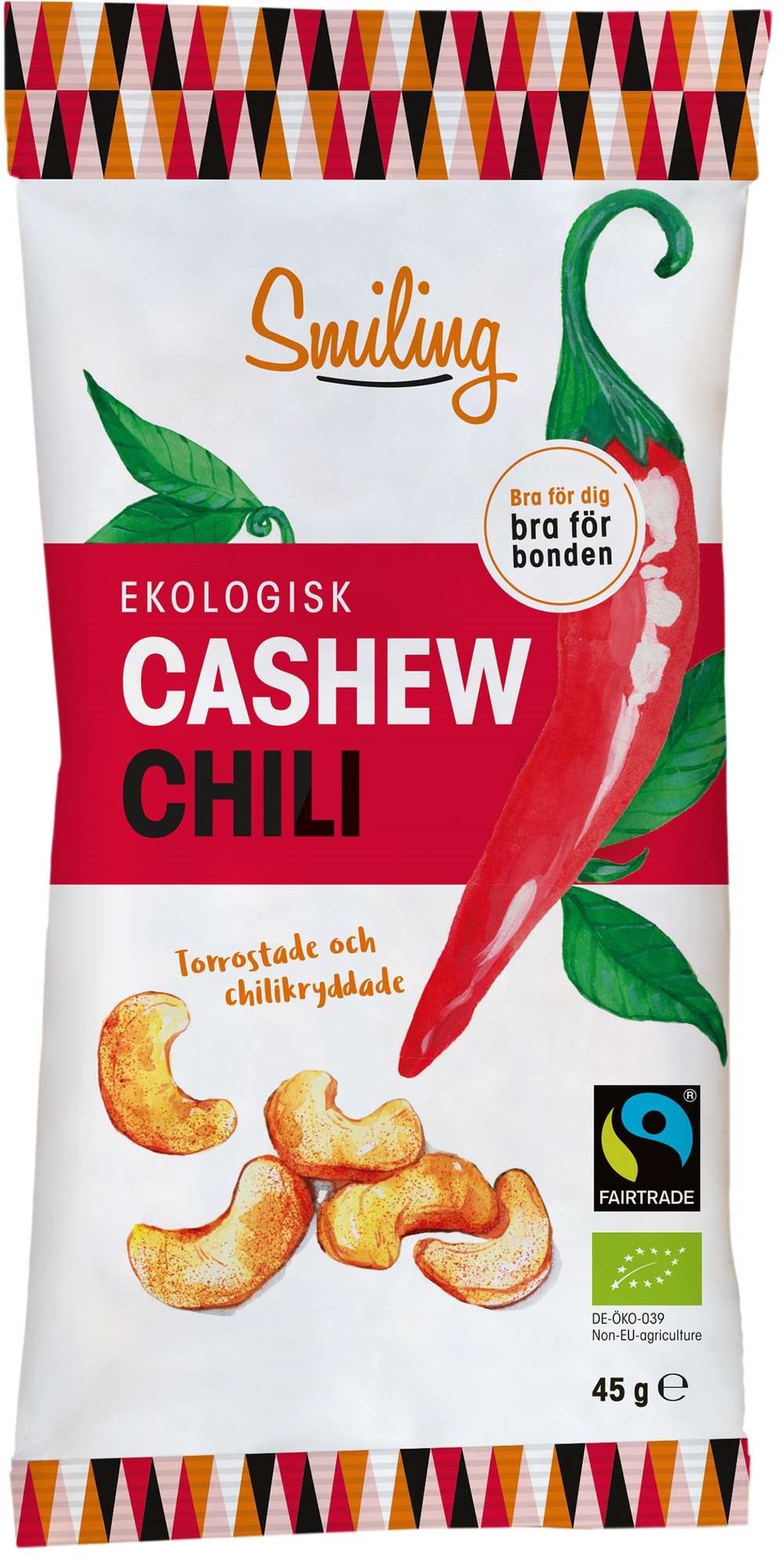 Cashew chili økol. 45g