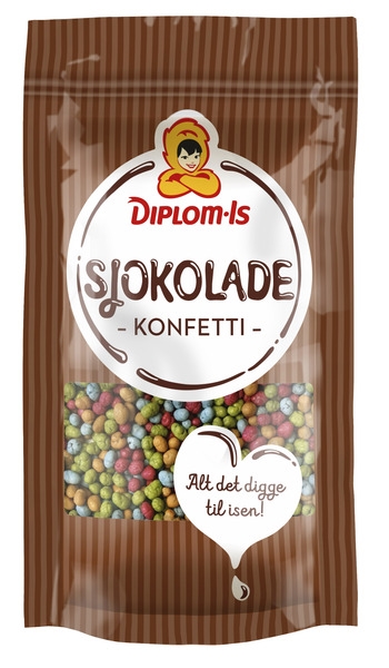 Diplom-is sjokolade konfetti 100g
