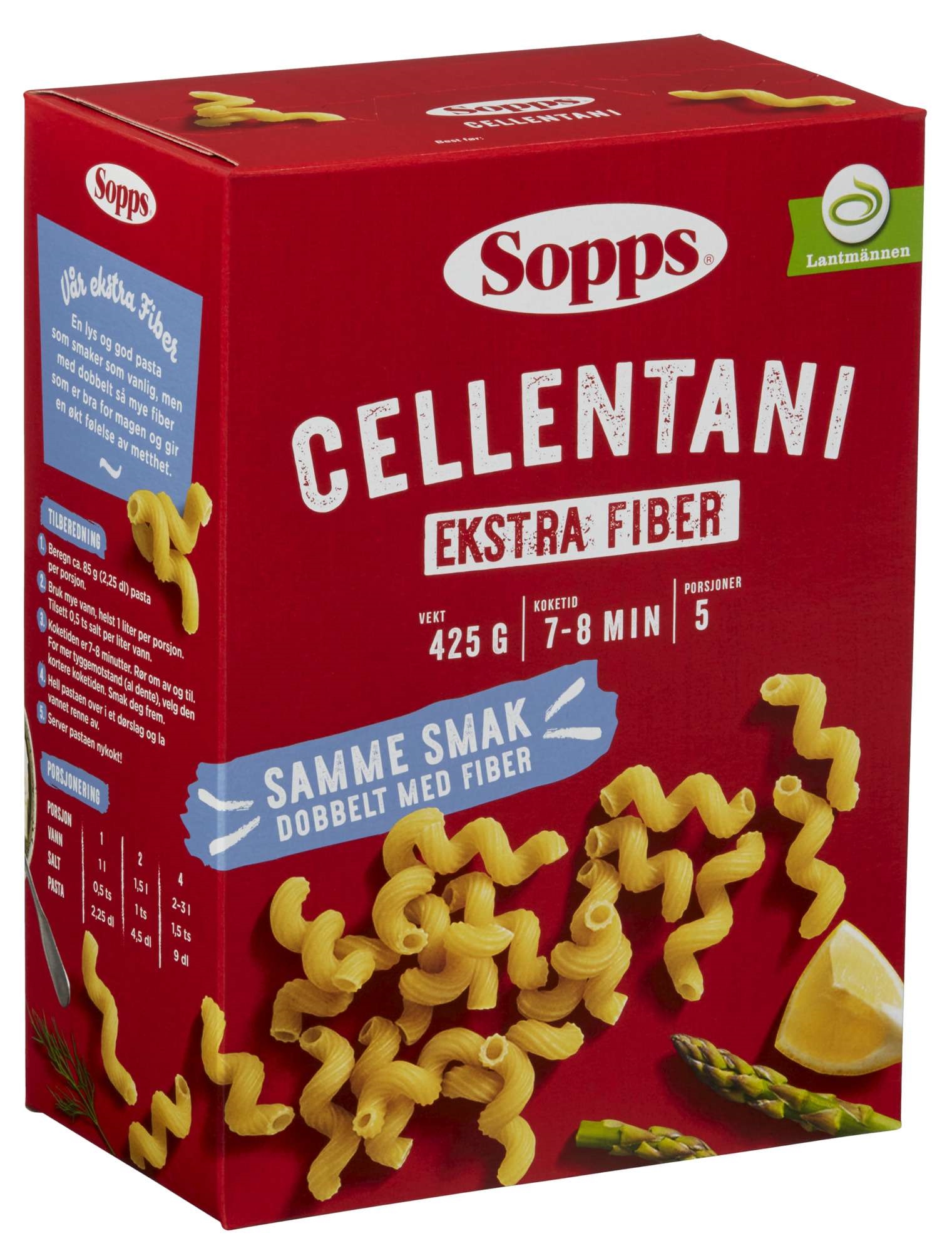 Extra fiber cellentani 425g