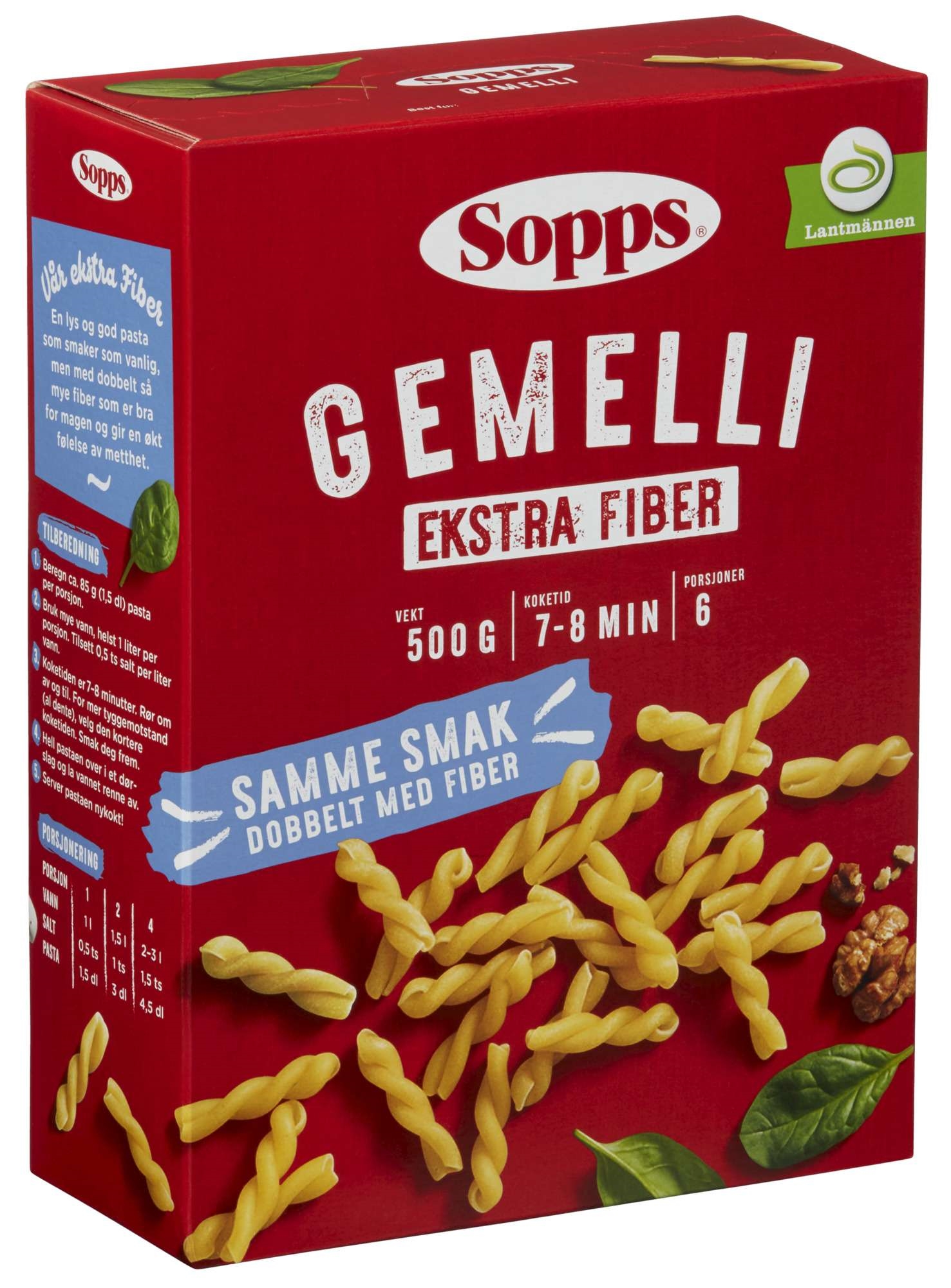 Gemelli extra fiber   500g