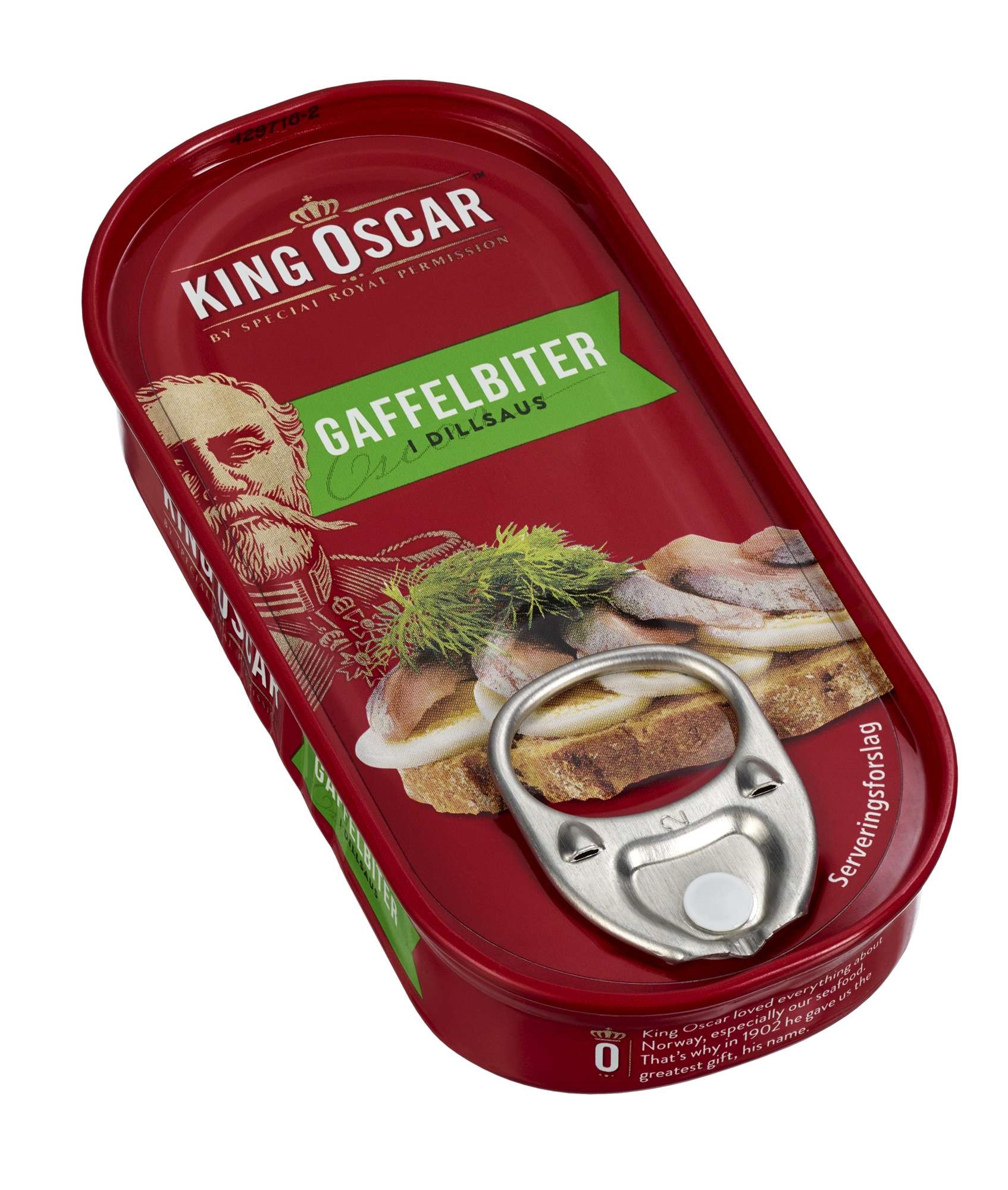 Gaffelbiter i dillsaus 50g