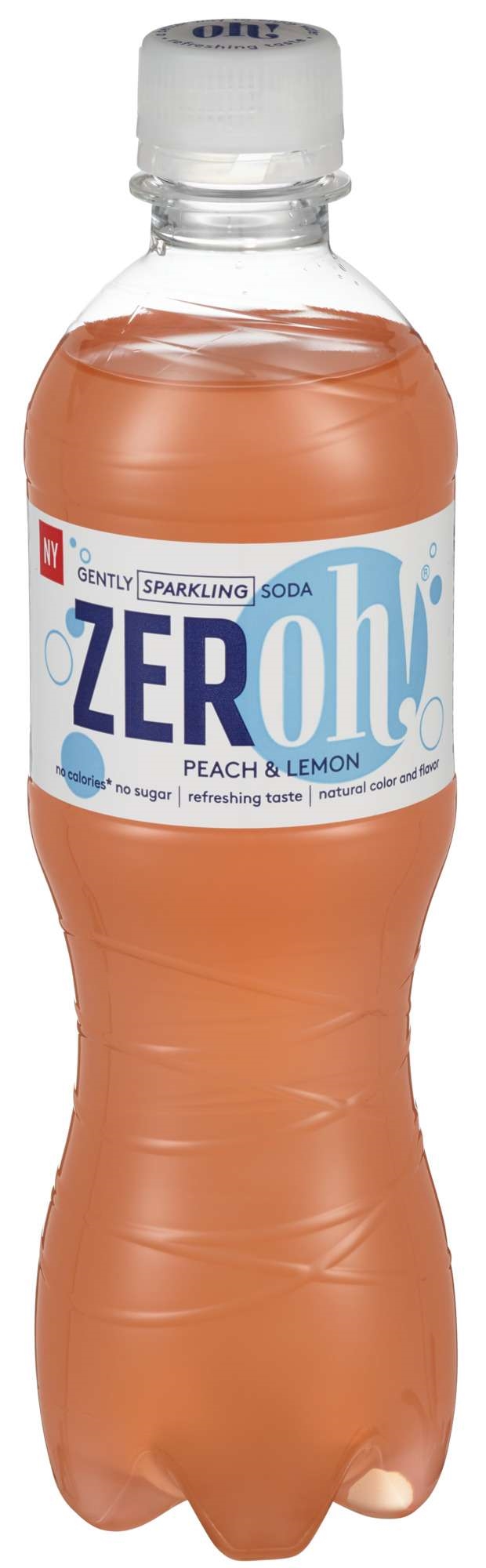 Zeroh sparkling peach & lemon   0,5l