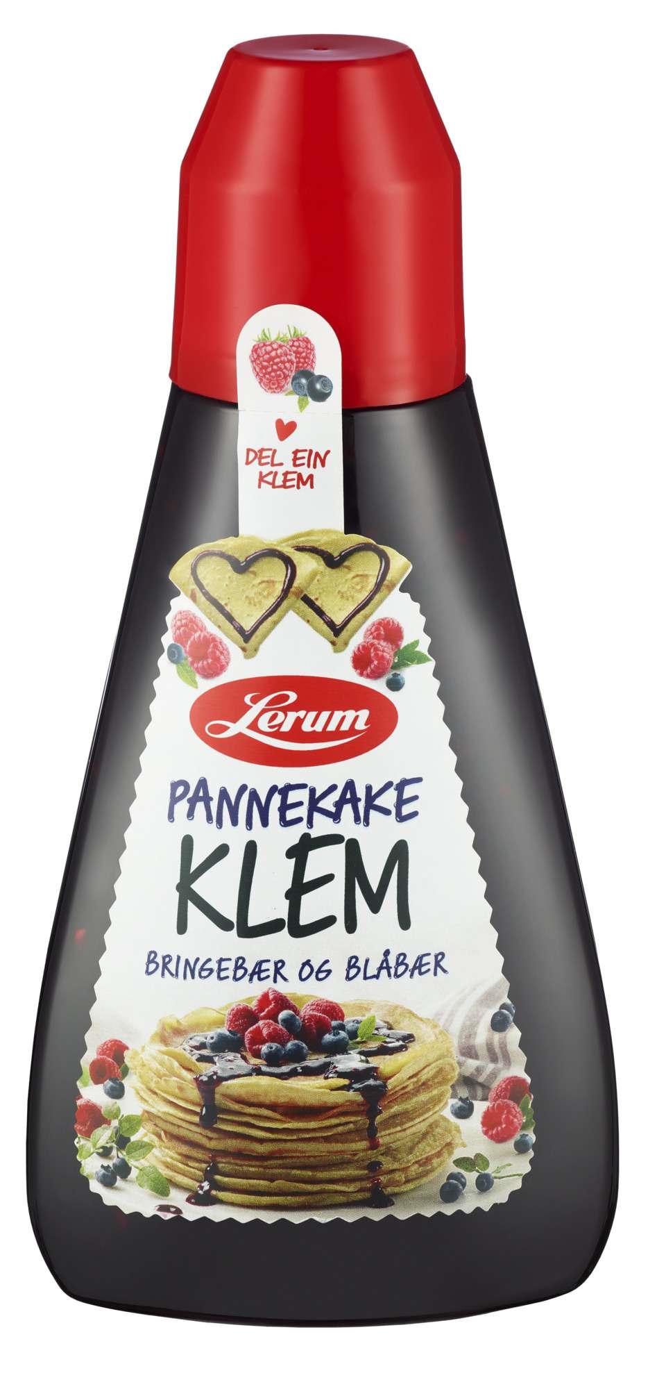 Bringebær/blåbær klem 415g