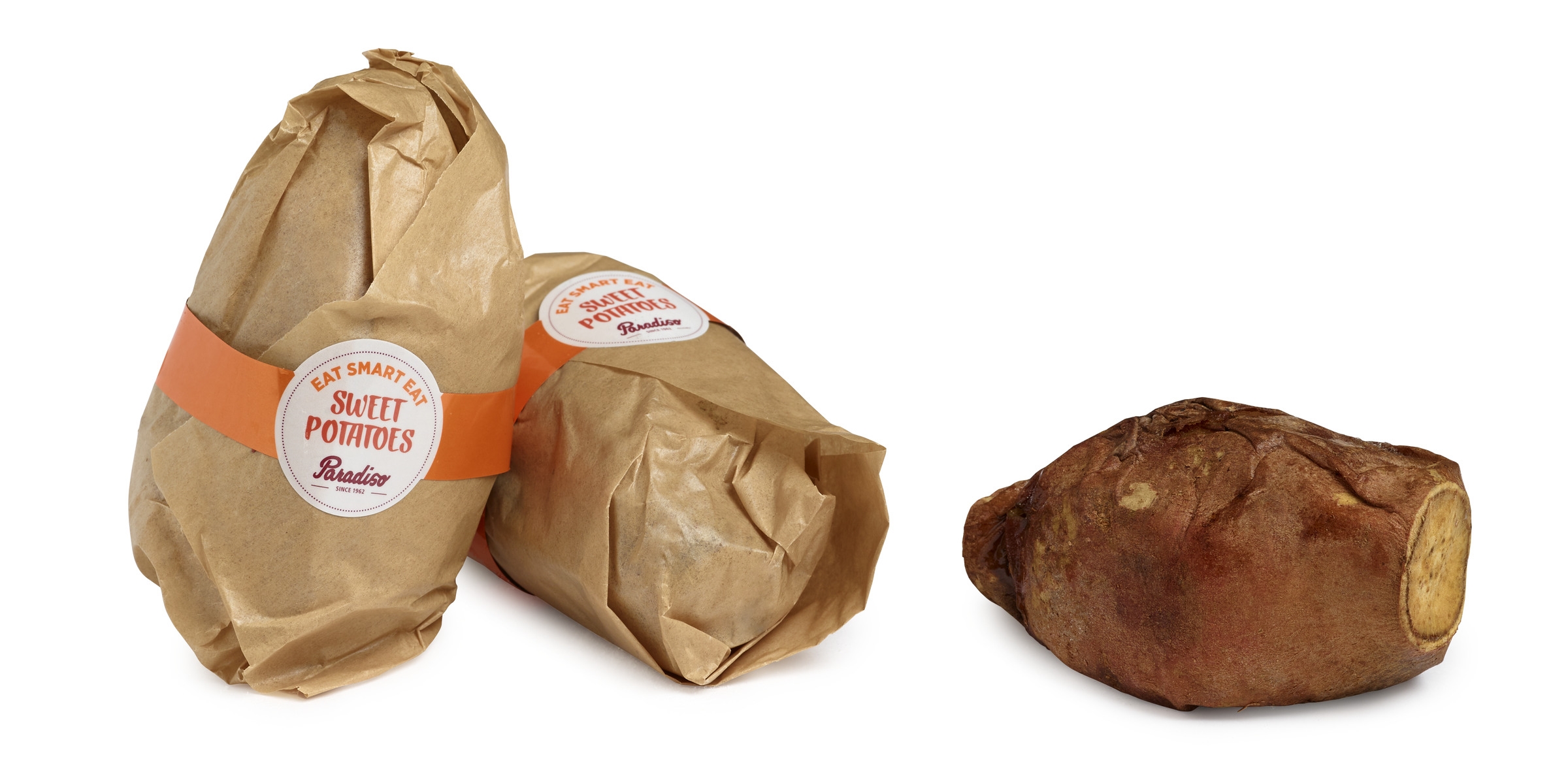 Bakt søtpotet 100-150g i wrapspapir   5kg