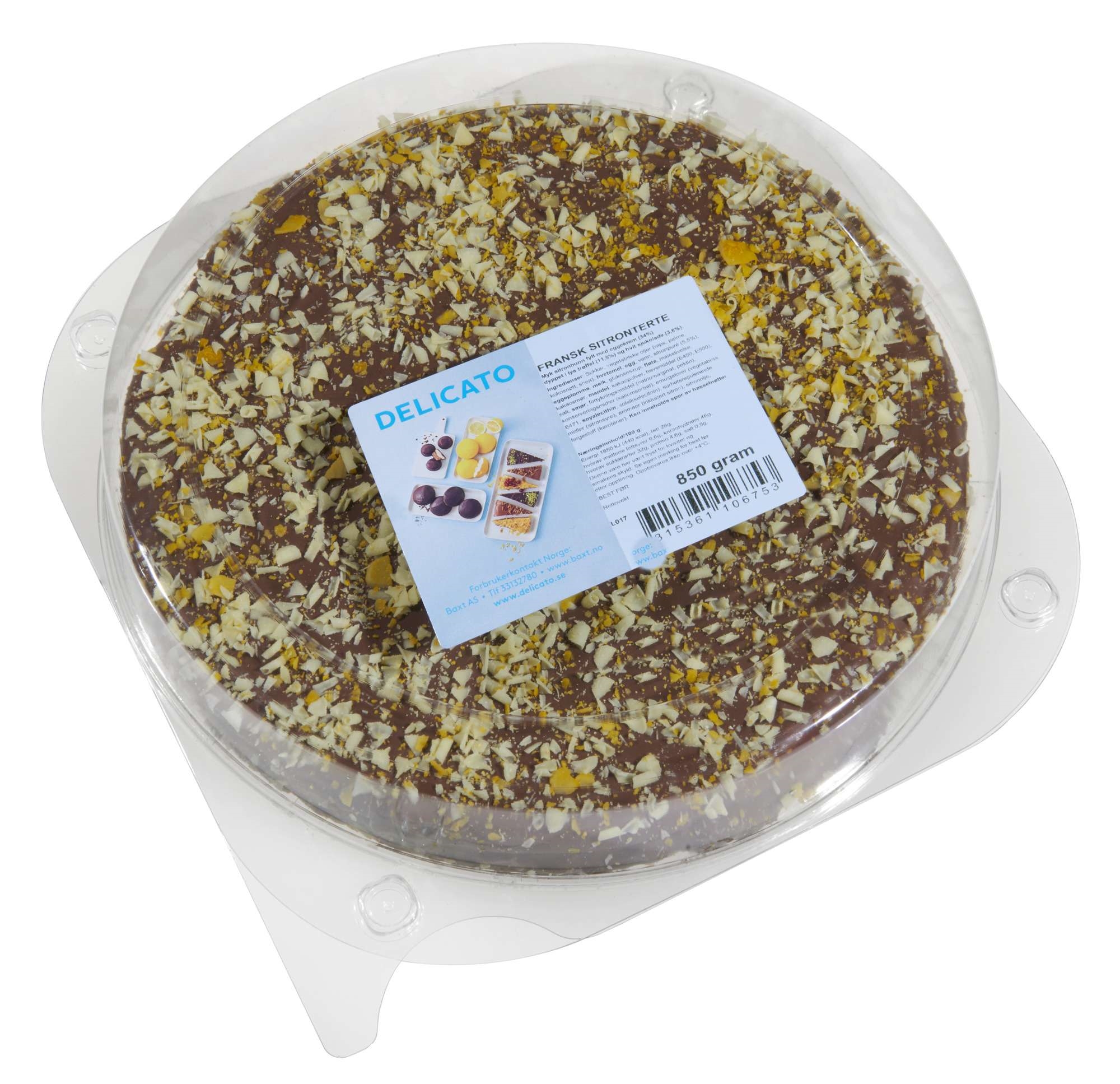 Fransk sitronterte 850g