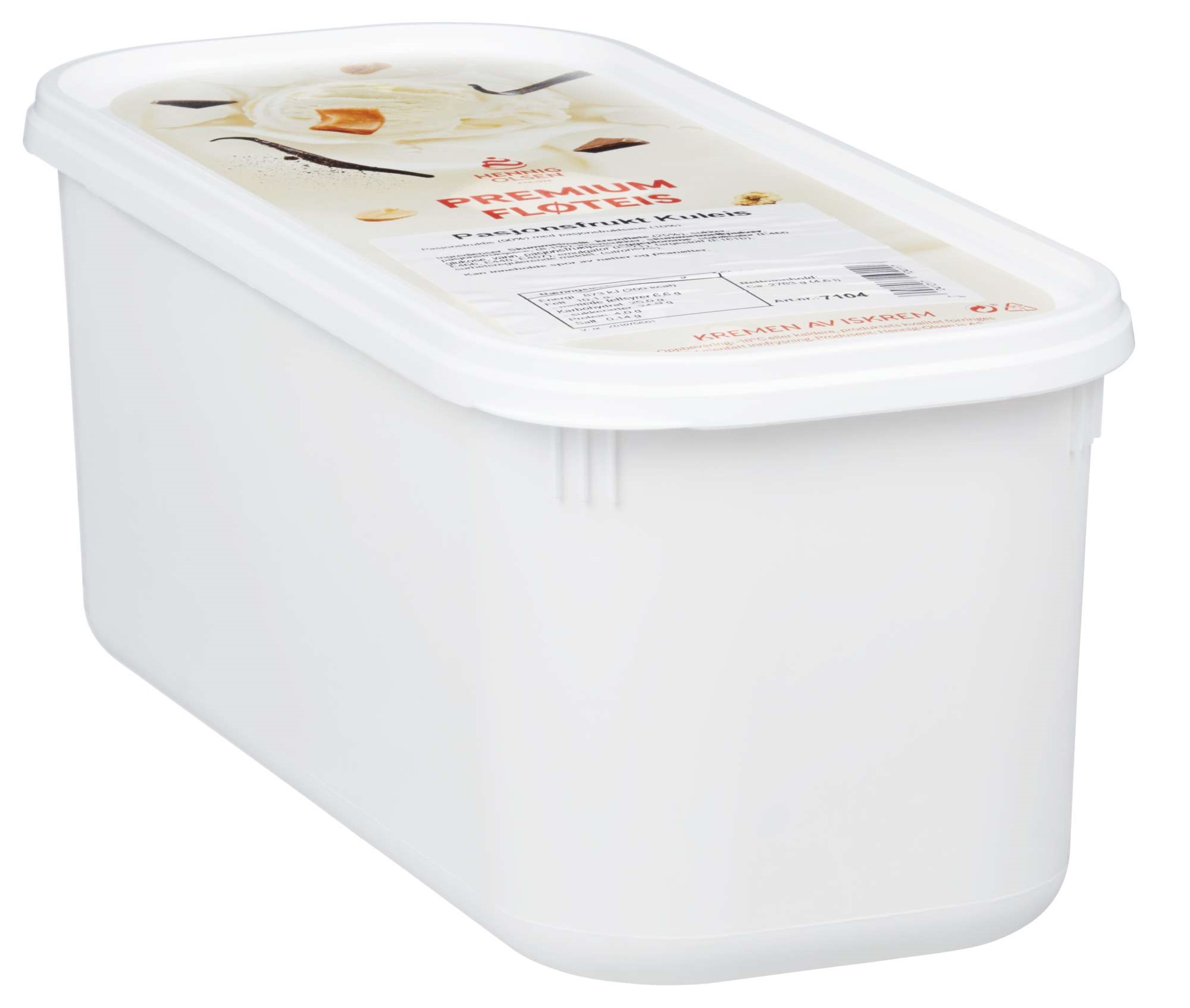 Pasjonsfrukt kuleis fløteis    4,6l