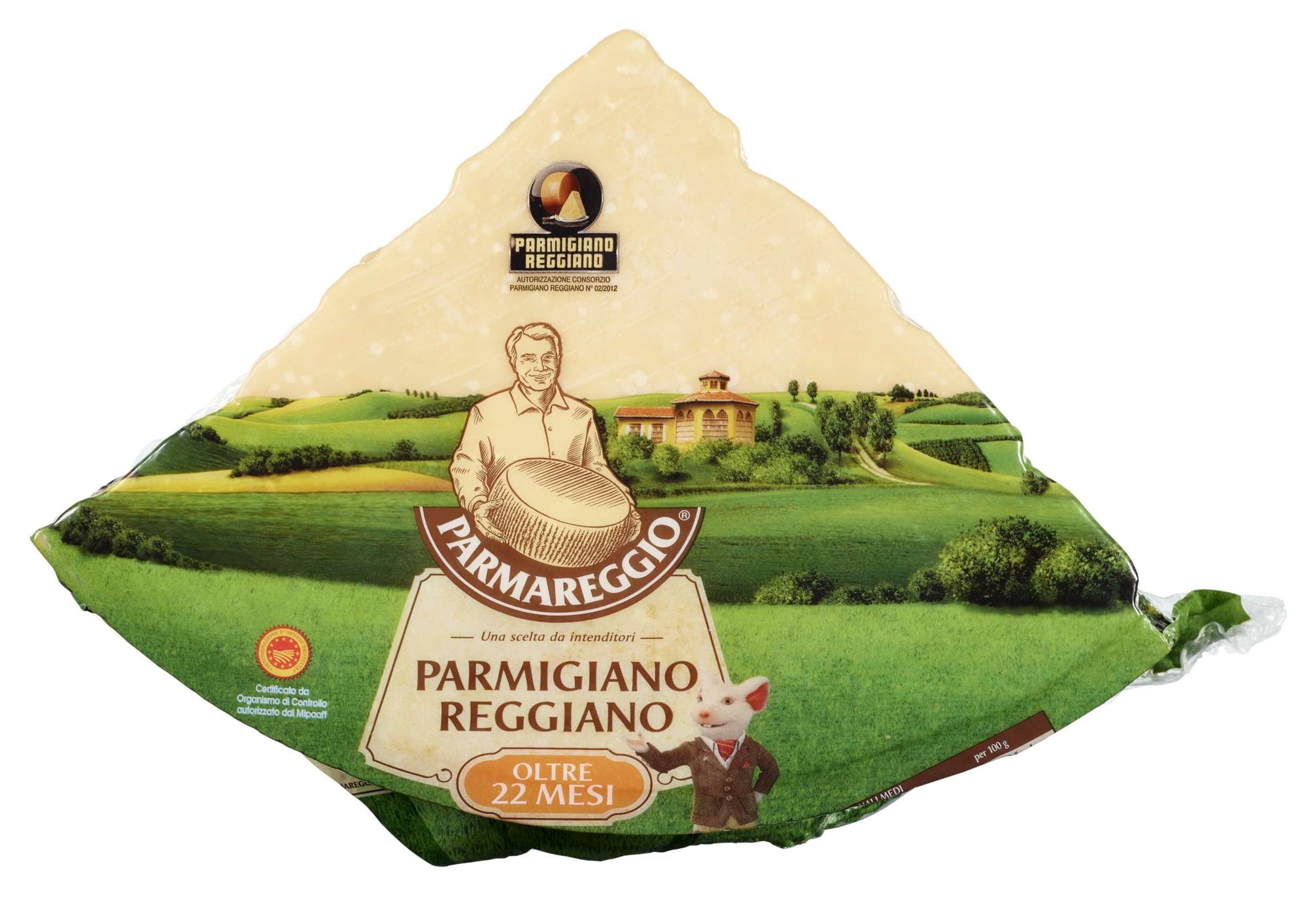 Parmesan 22mnd 2xca4,5kg kg