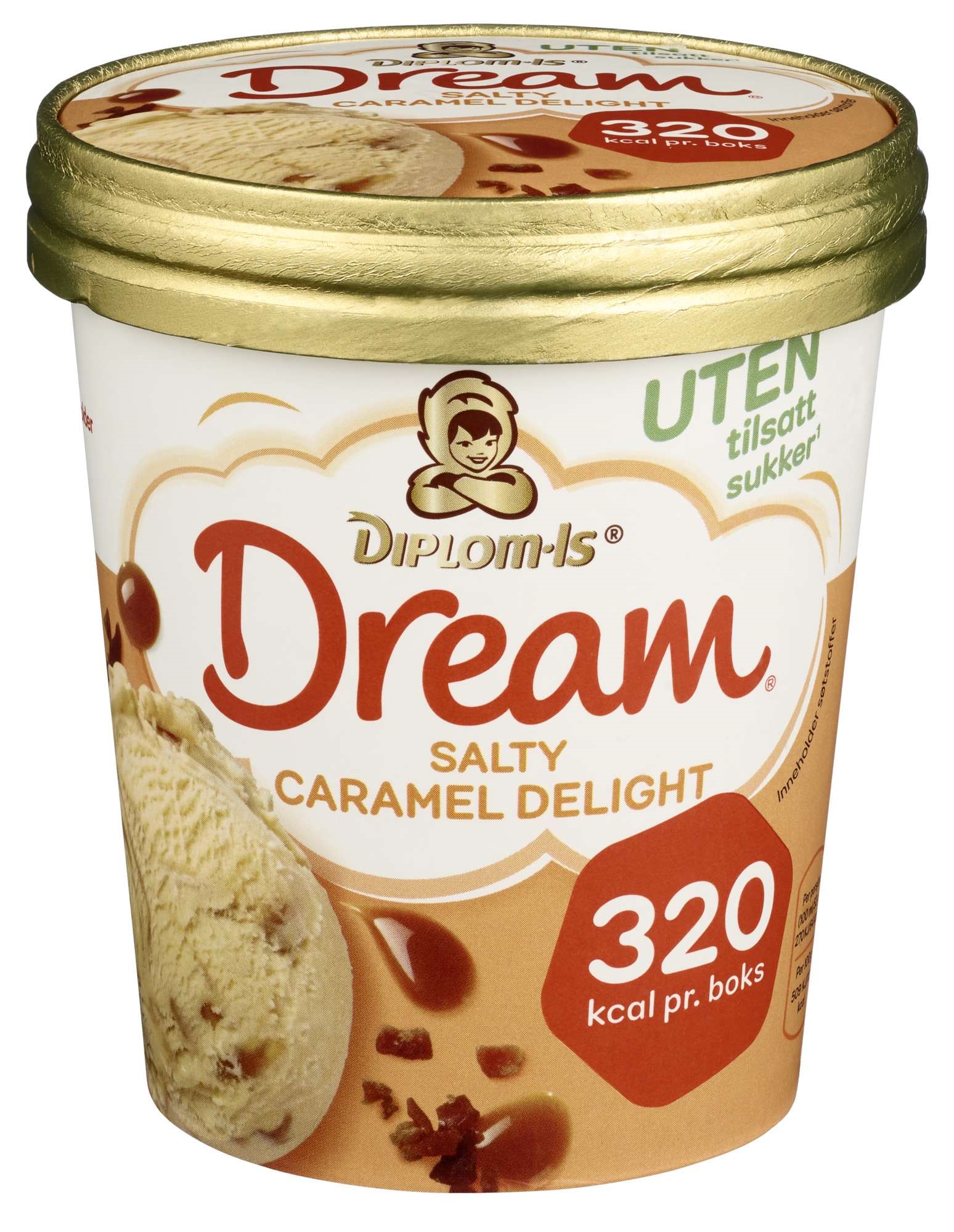 Diplom-is dream delight salty caramel   0,5l