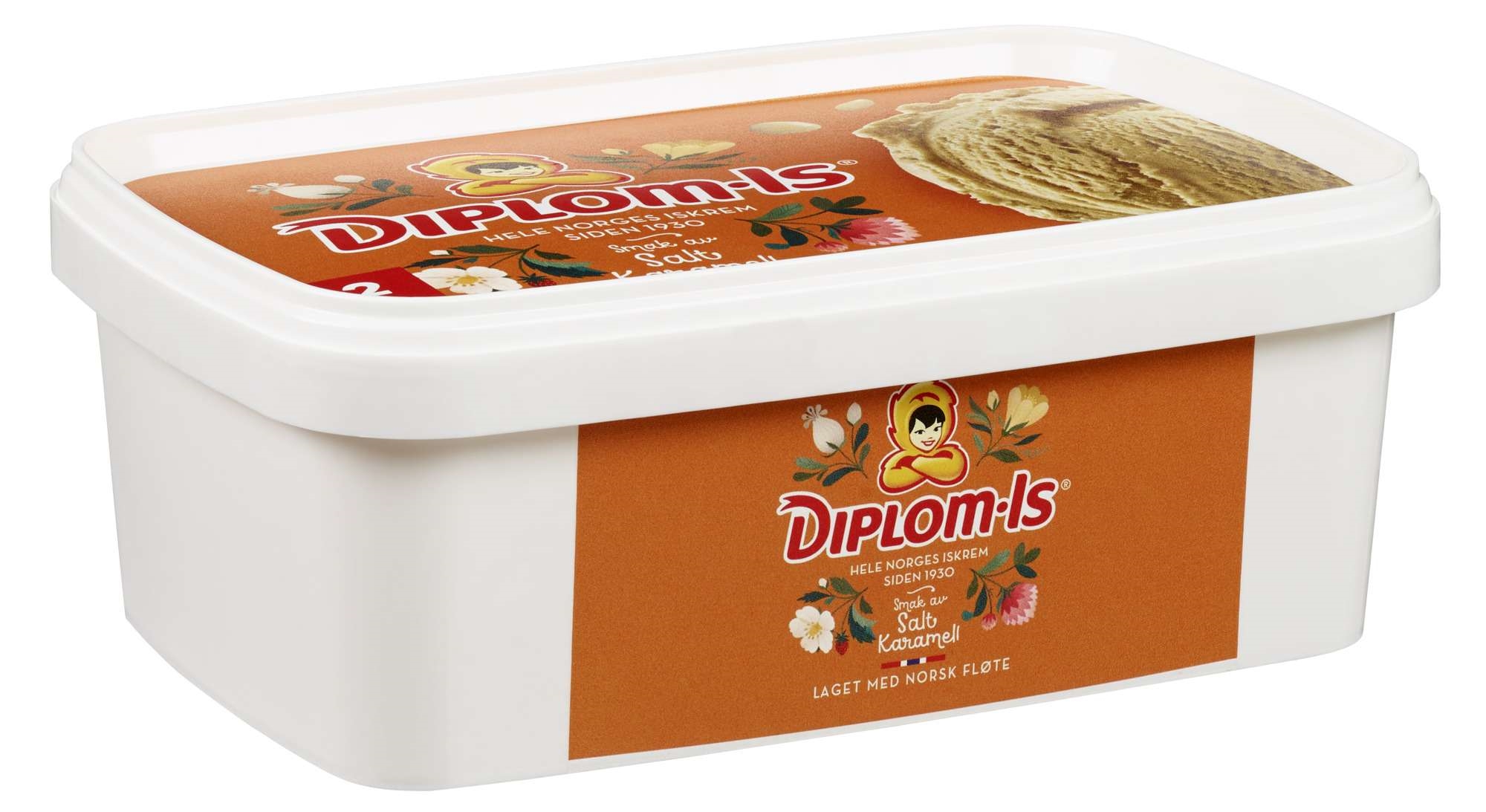 Diplom is salted caramel ice cream   1,2l