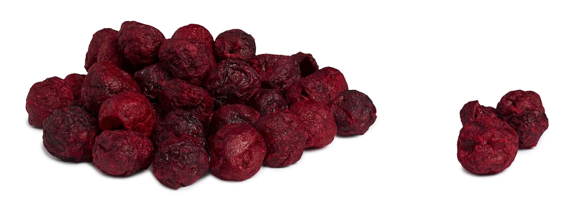 Frysetørket kirsebær hele   80g