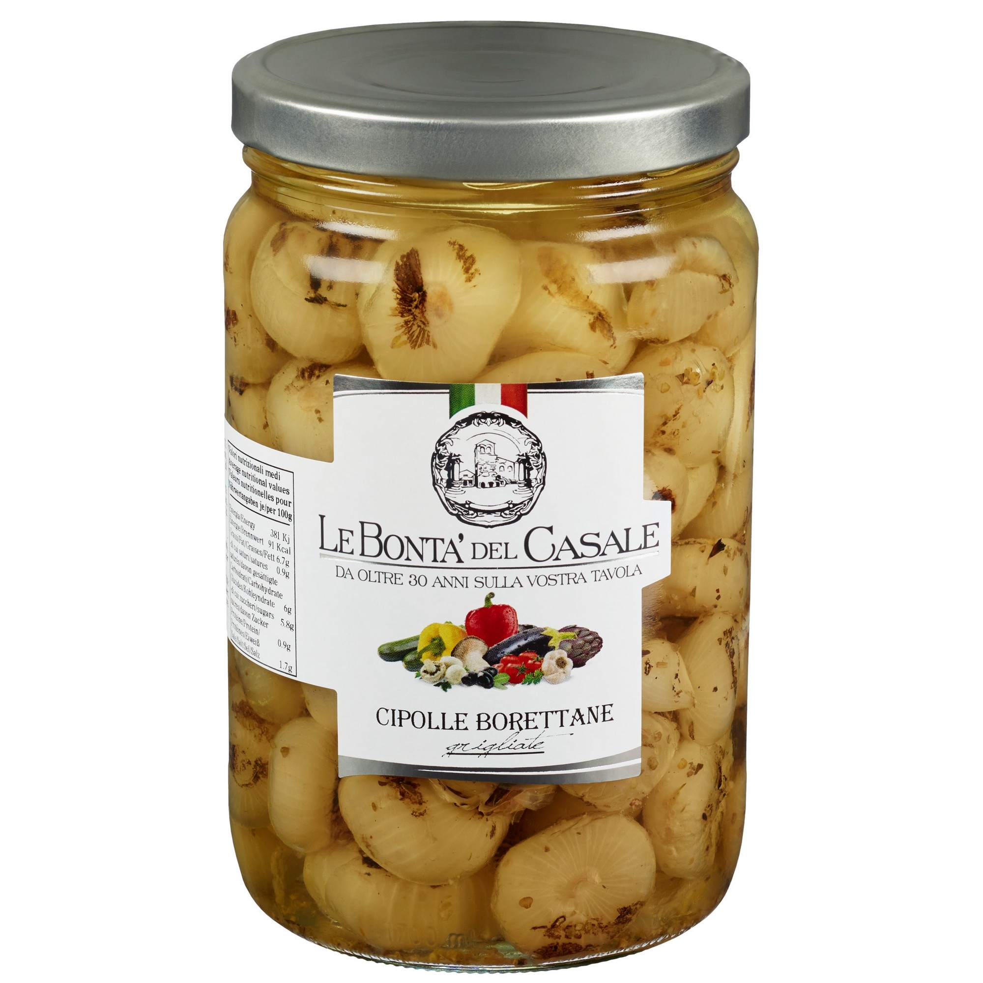 Dispac grillet borettaneløk i olje     280g