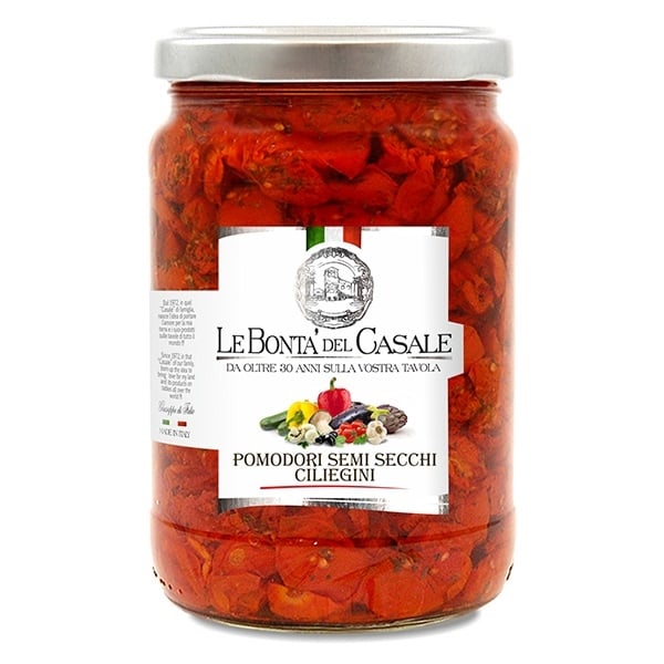 Halvtørkede cherrytomater i olje 1500g