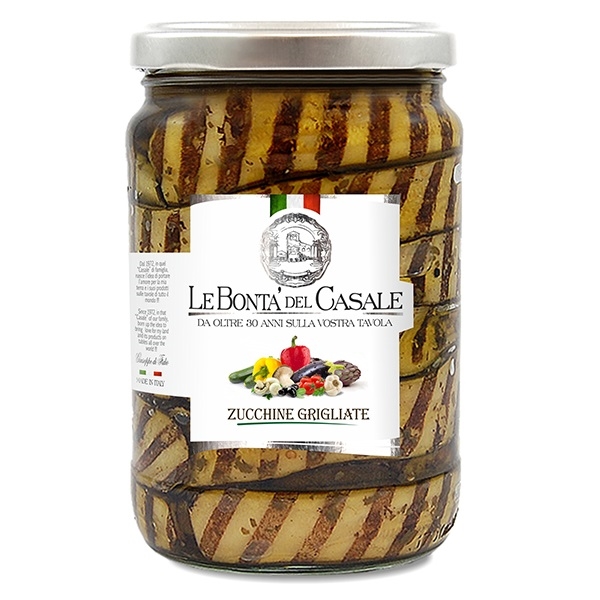 Grillet squash i olje 1500g