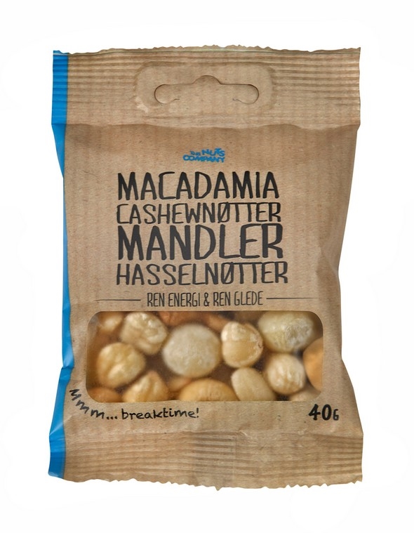 Nøttemix blå 40g