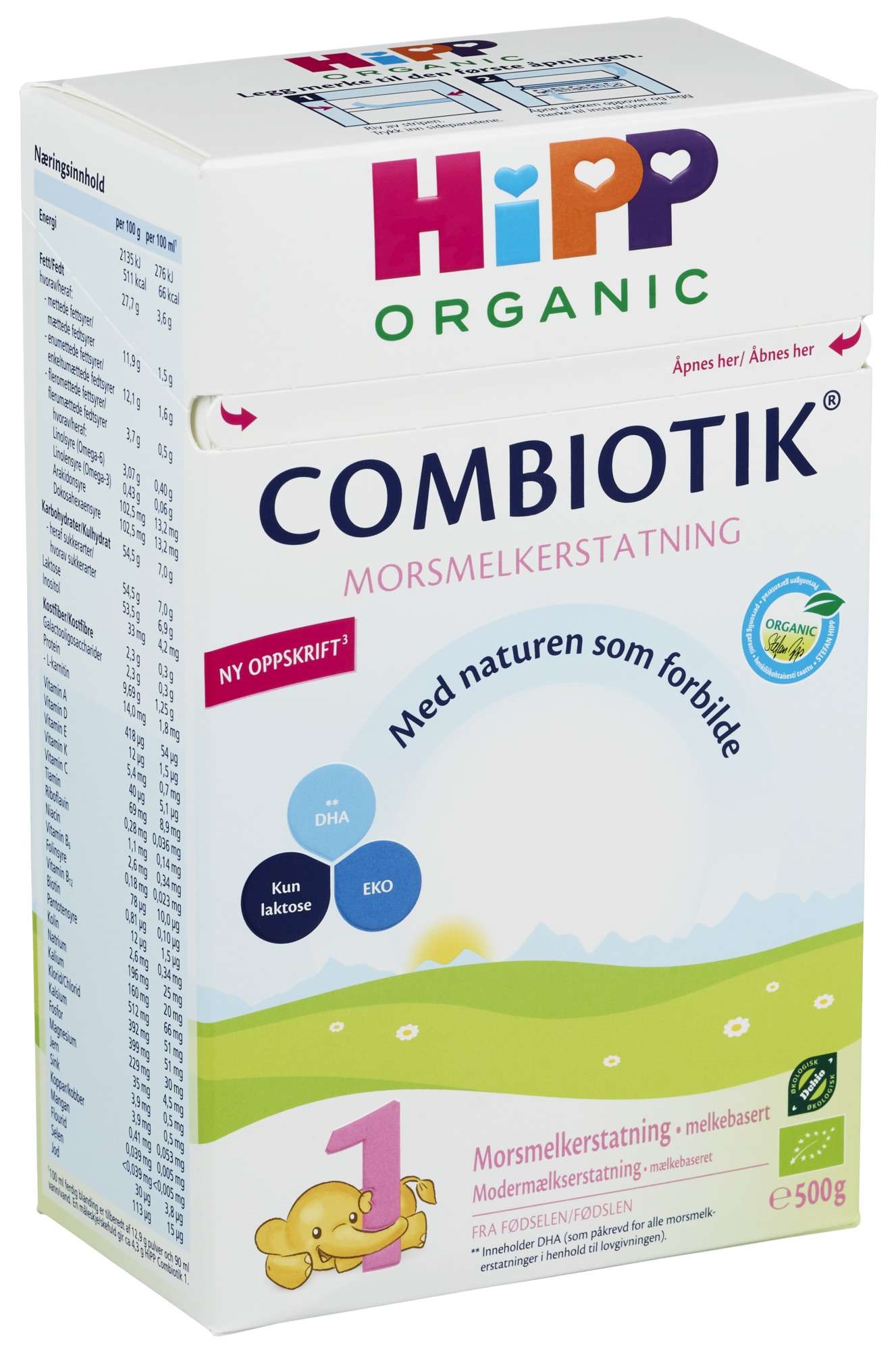 Hipp baby combiotik 1 pulver økol. 500g
