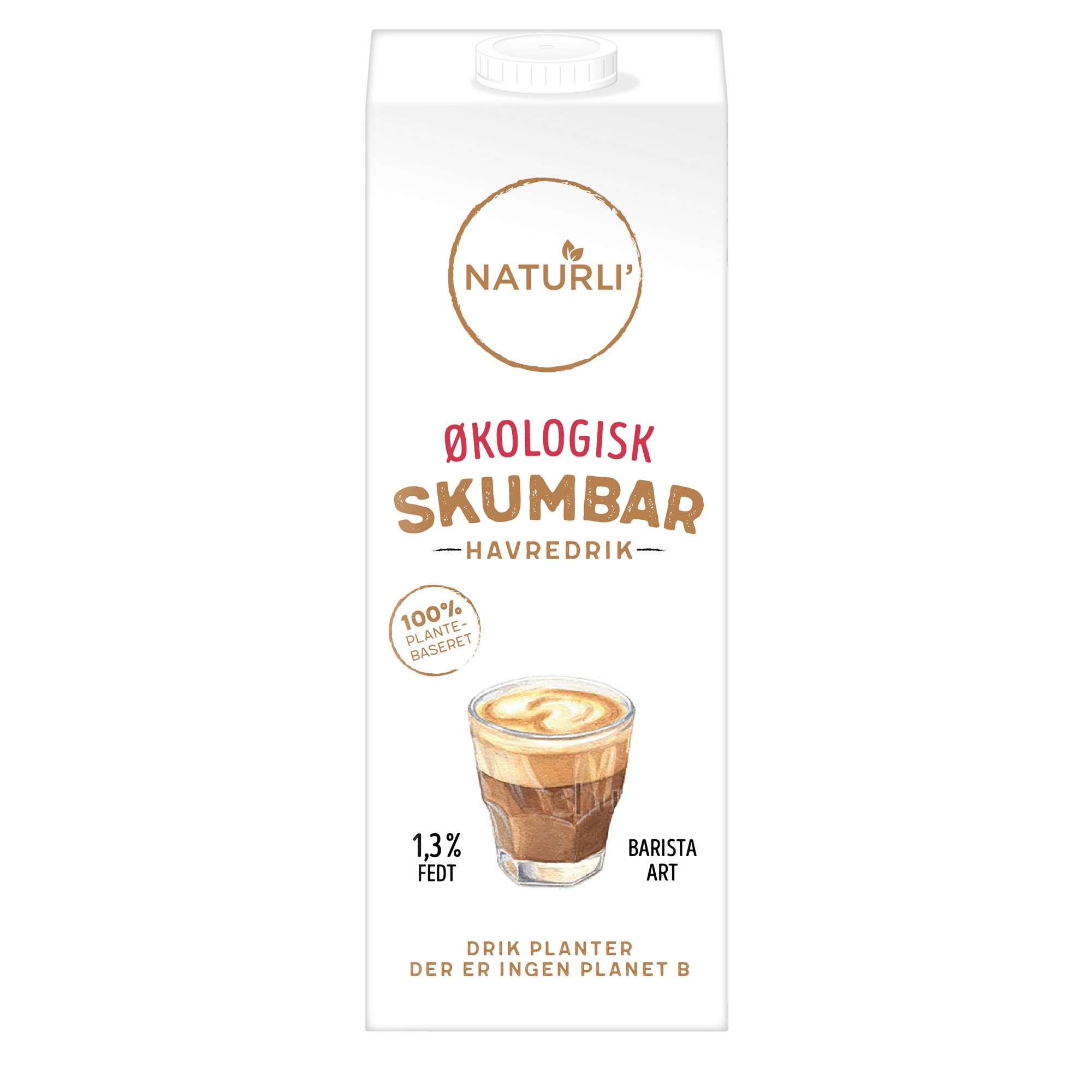 Naturli  skumbar havredrikk ecol.  1l