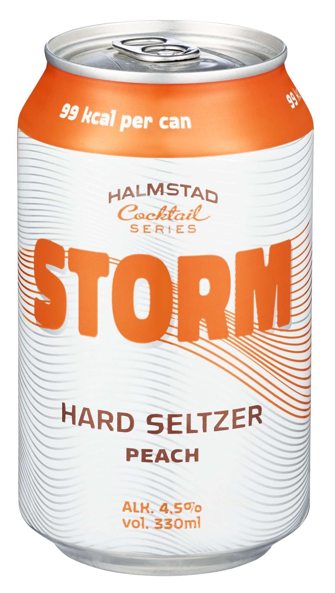 Storm hard seltzer white peach 4,5% 24x33cl
