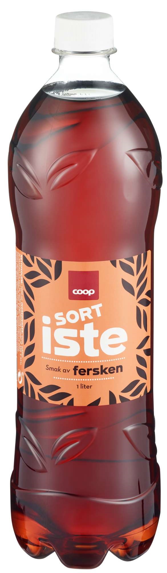 Sort iste fersken 1l