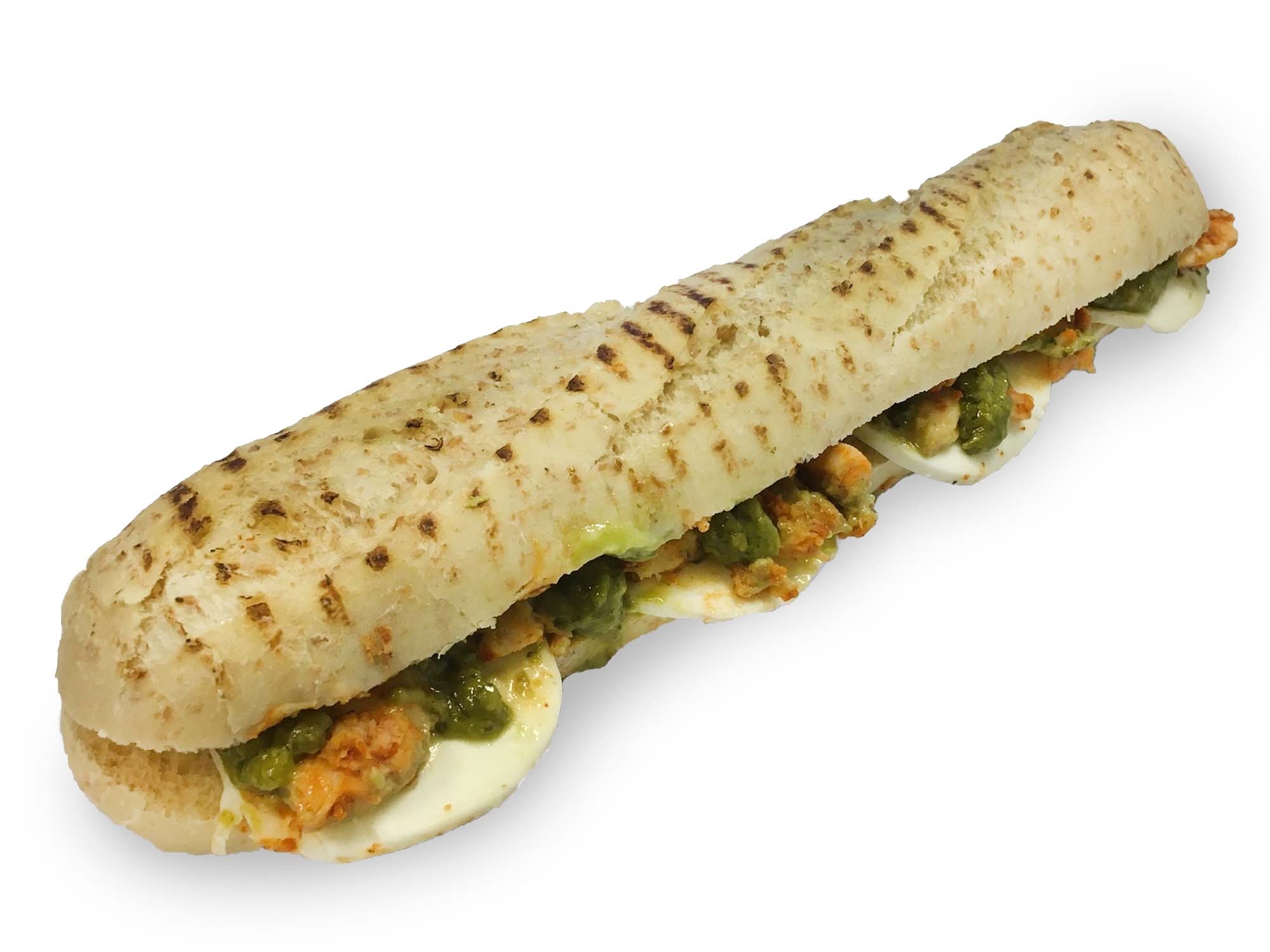 Fiber bread chicken & pesto   199g