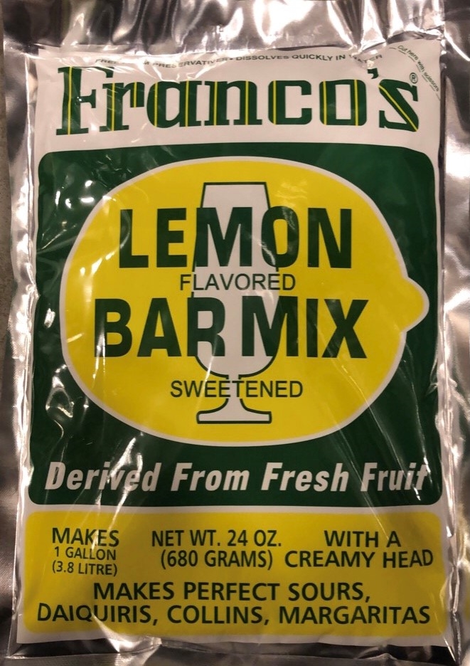 Francos lemon sweet & sour mix pose 680g