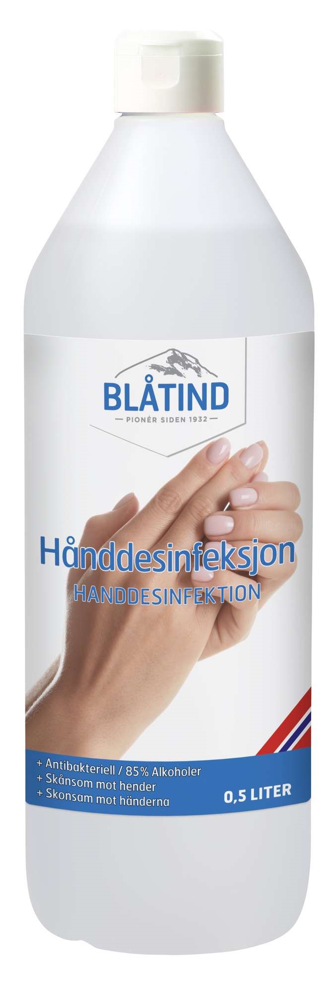 Blåtind hånddesinfeksjon 0,5l
