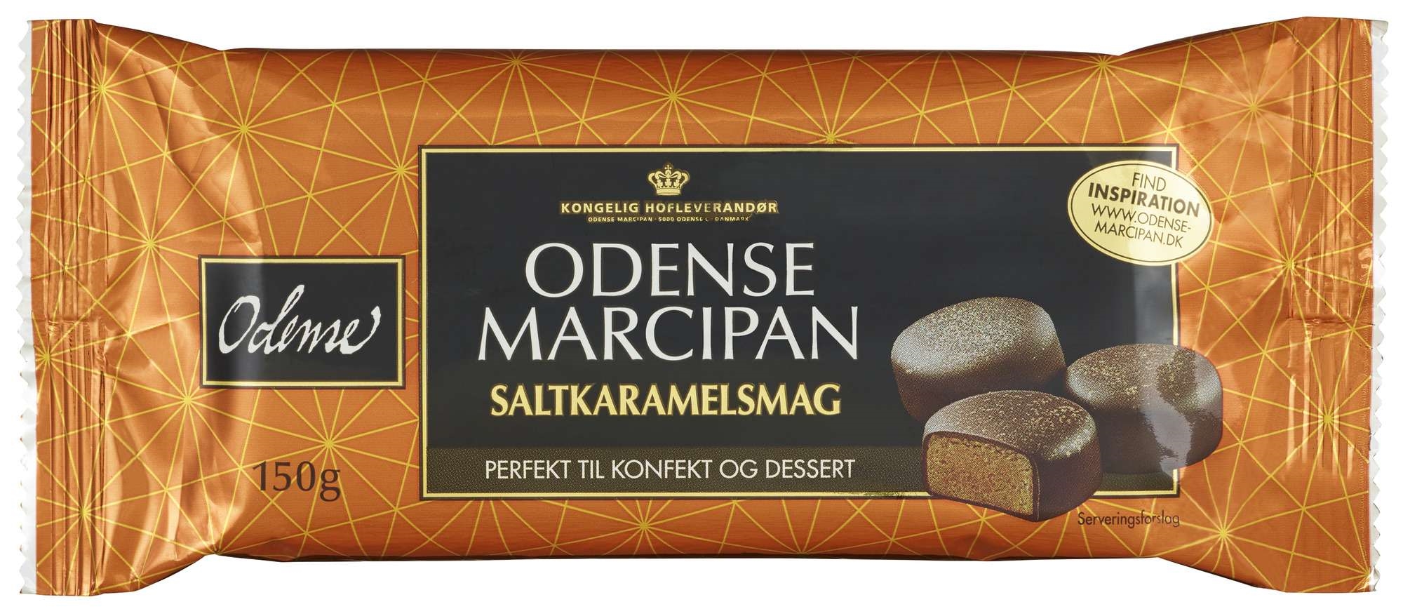 Odense marsipan saltkaramell 150g