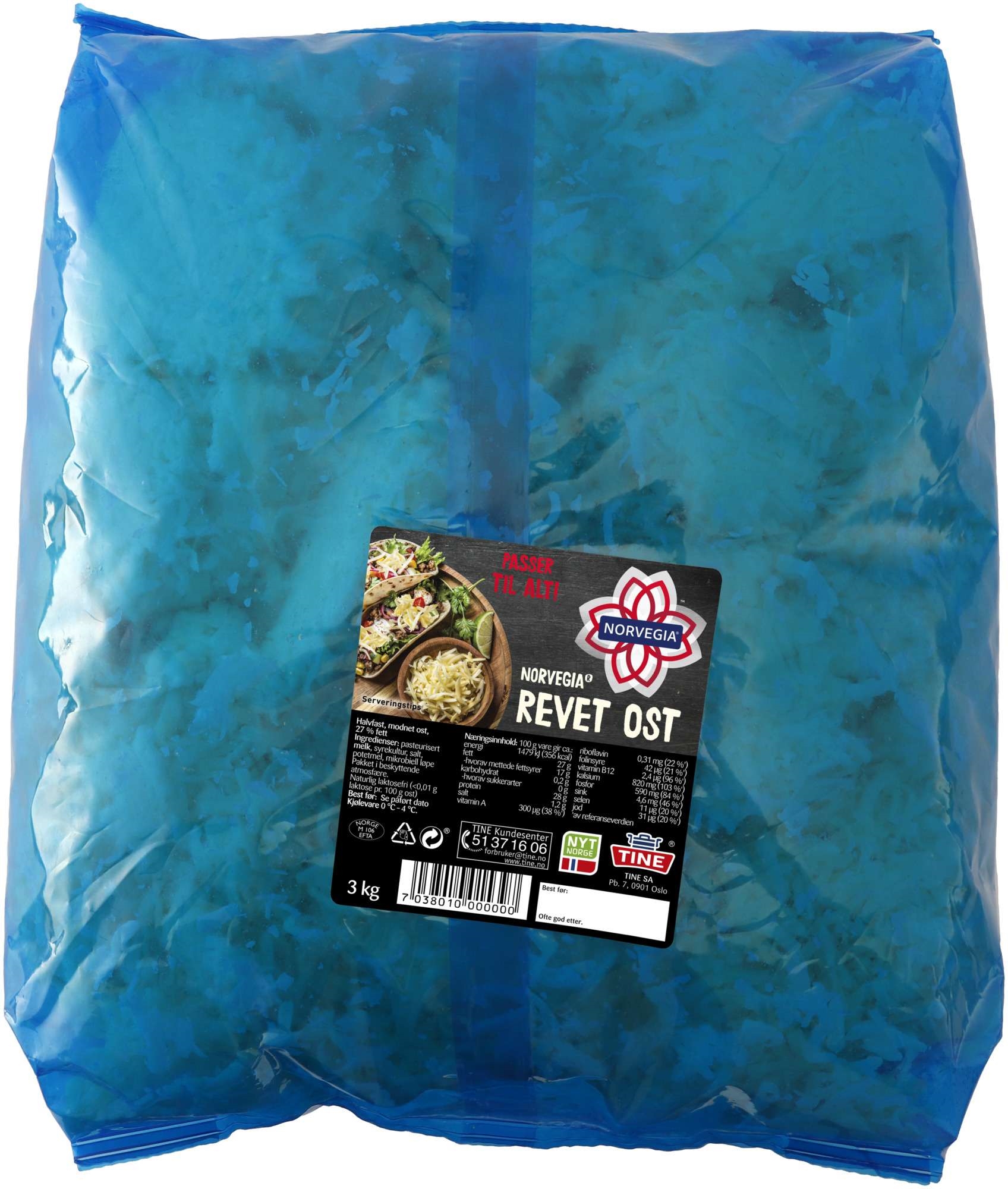 Norvegia revet  3kg